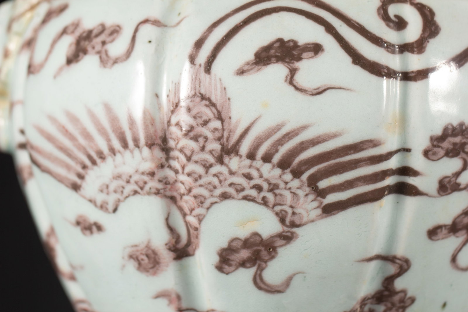 A Chinese Underglaze Red Phoenix Jar - 2