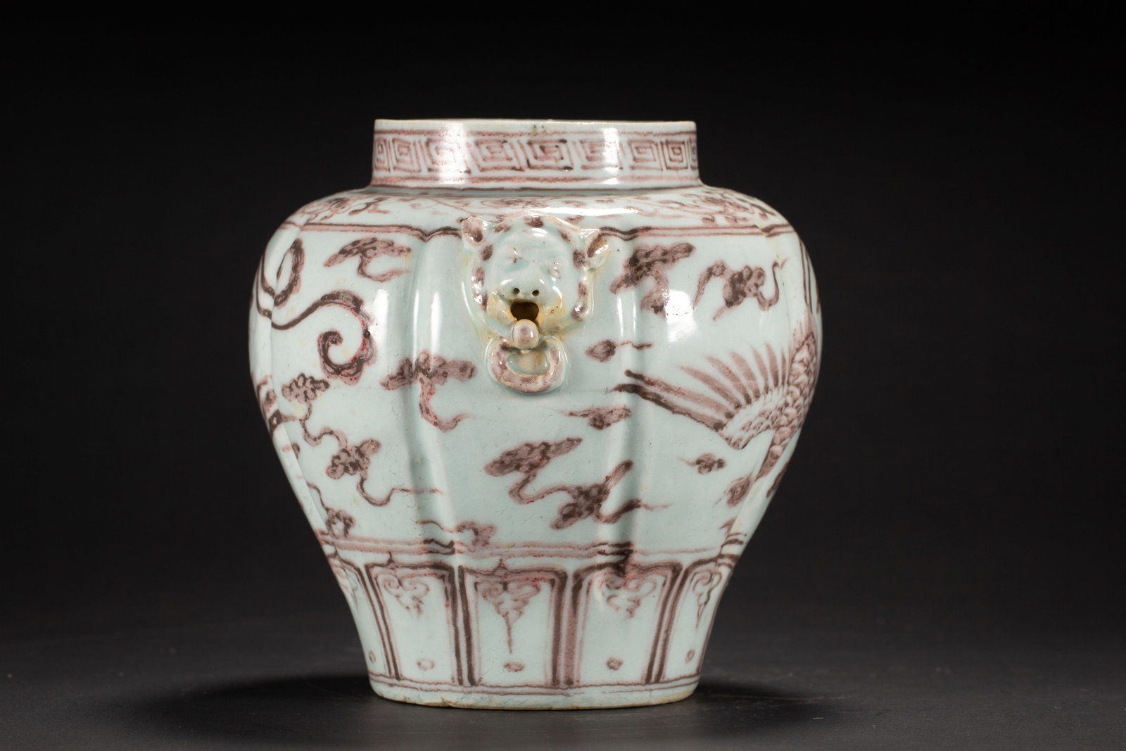 A Chinese Underglaze Red Phoenix Jar - 4