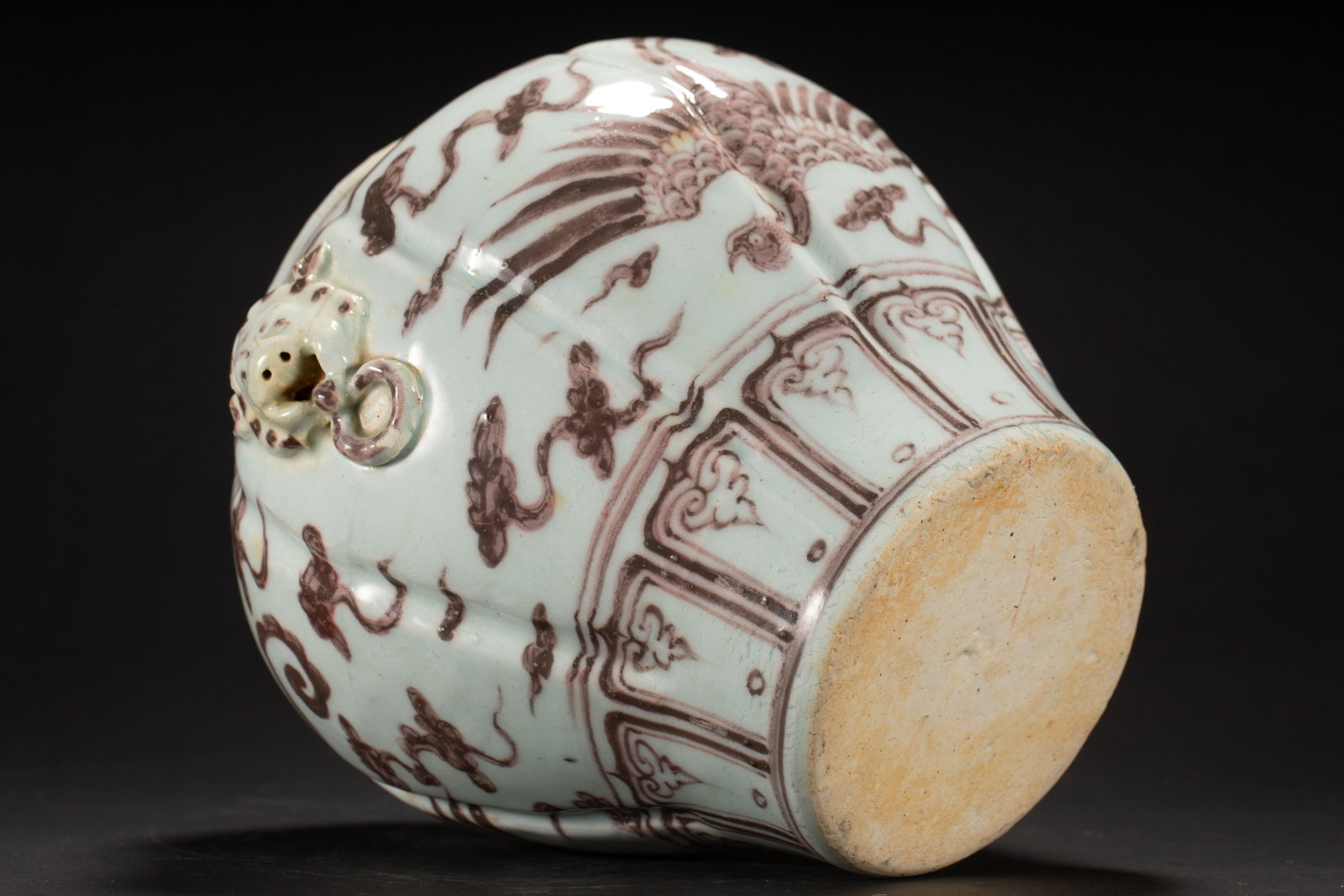A Chinese Underglaze Red Phoenix Jar - 9