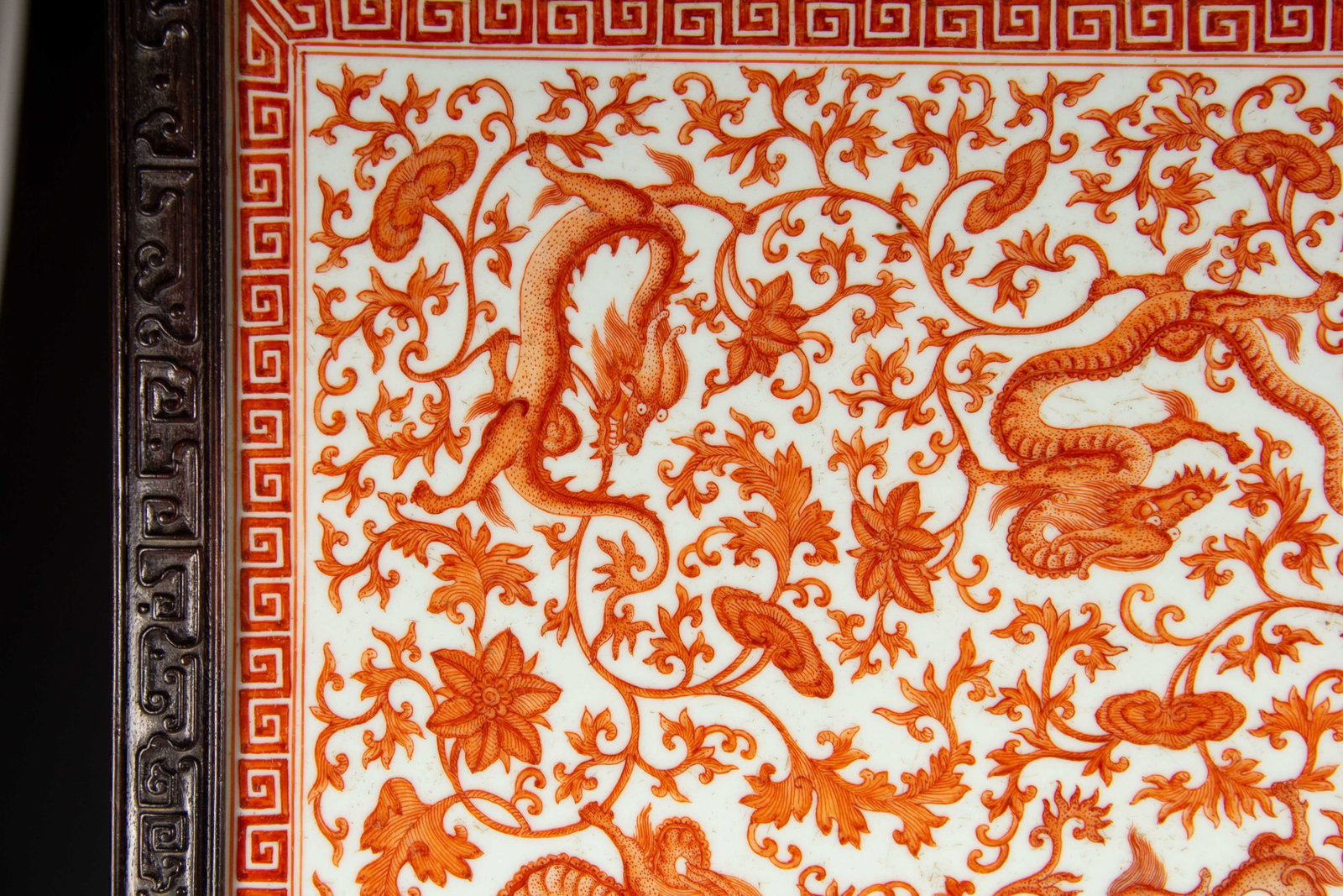 A Chinese Zitan Table Screen - 3