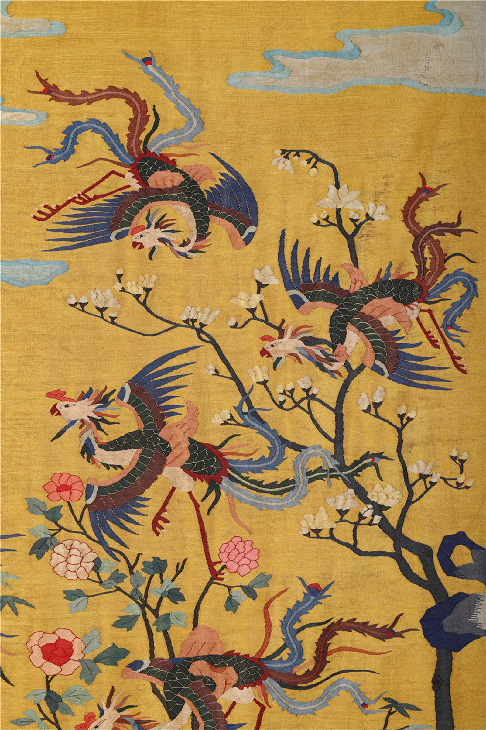 A Chinese Kesi “Five Phoenixes” Tapestry - 4
