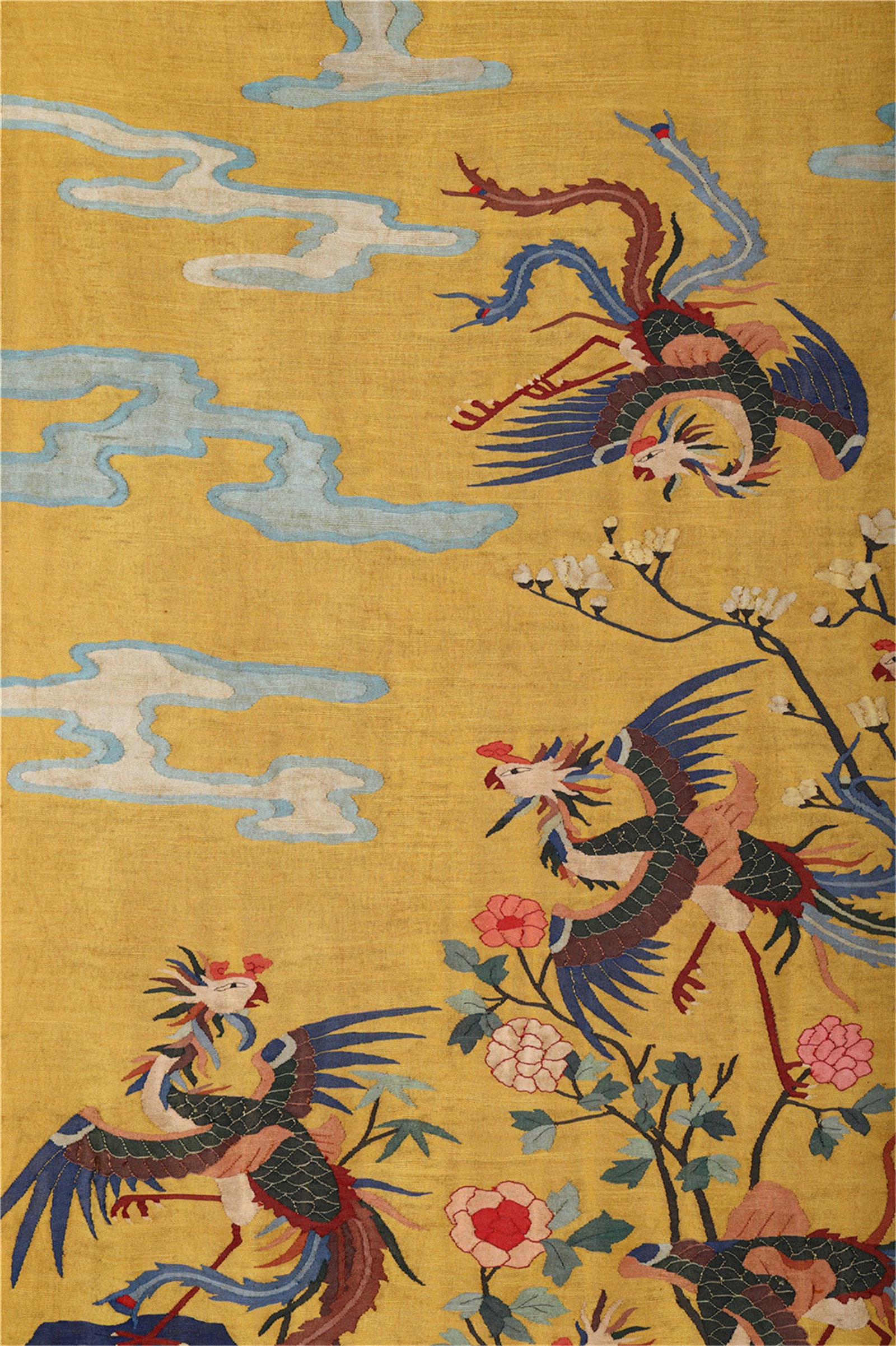A Chinese Kesi “Five Phoenixes” Tapestry - 5