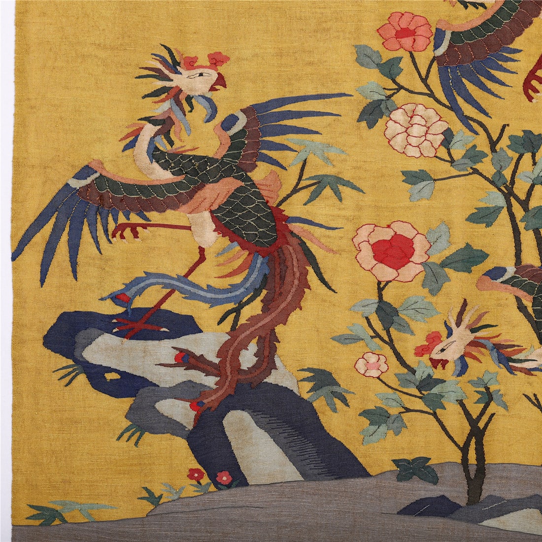 A Chinese Kesi “Five Phoenixes” Tapestry - 6