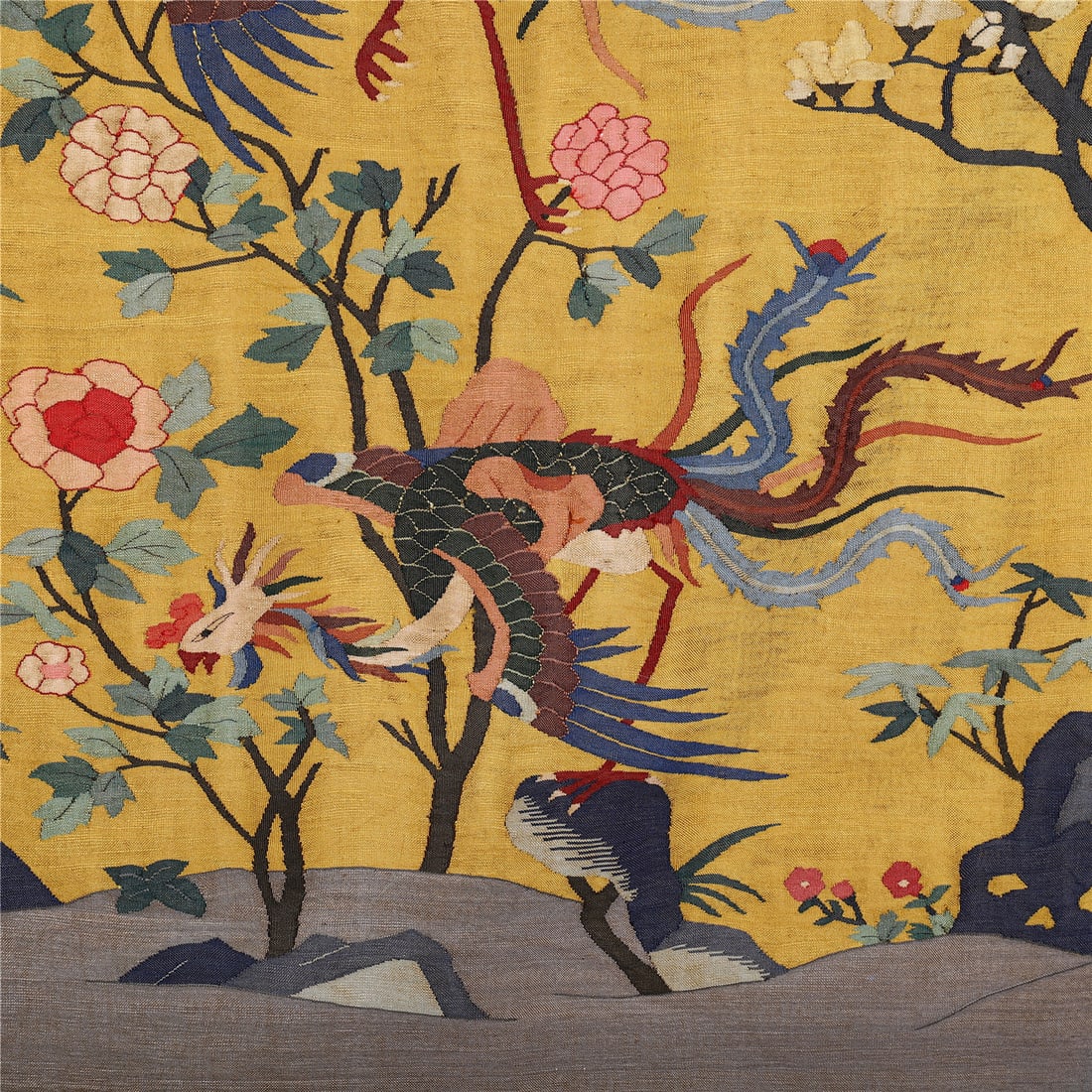 A Chinese Kesi “Five Phoenixes” Tapestry - 7