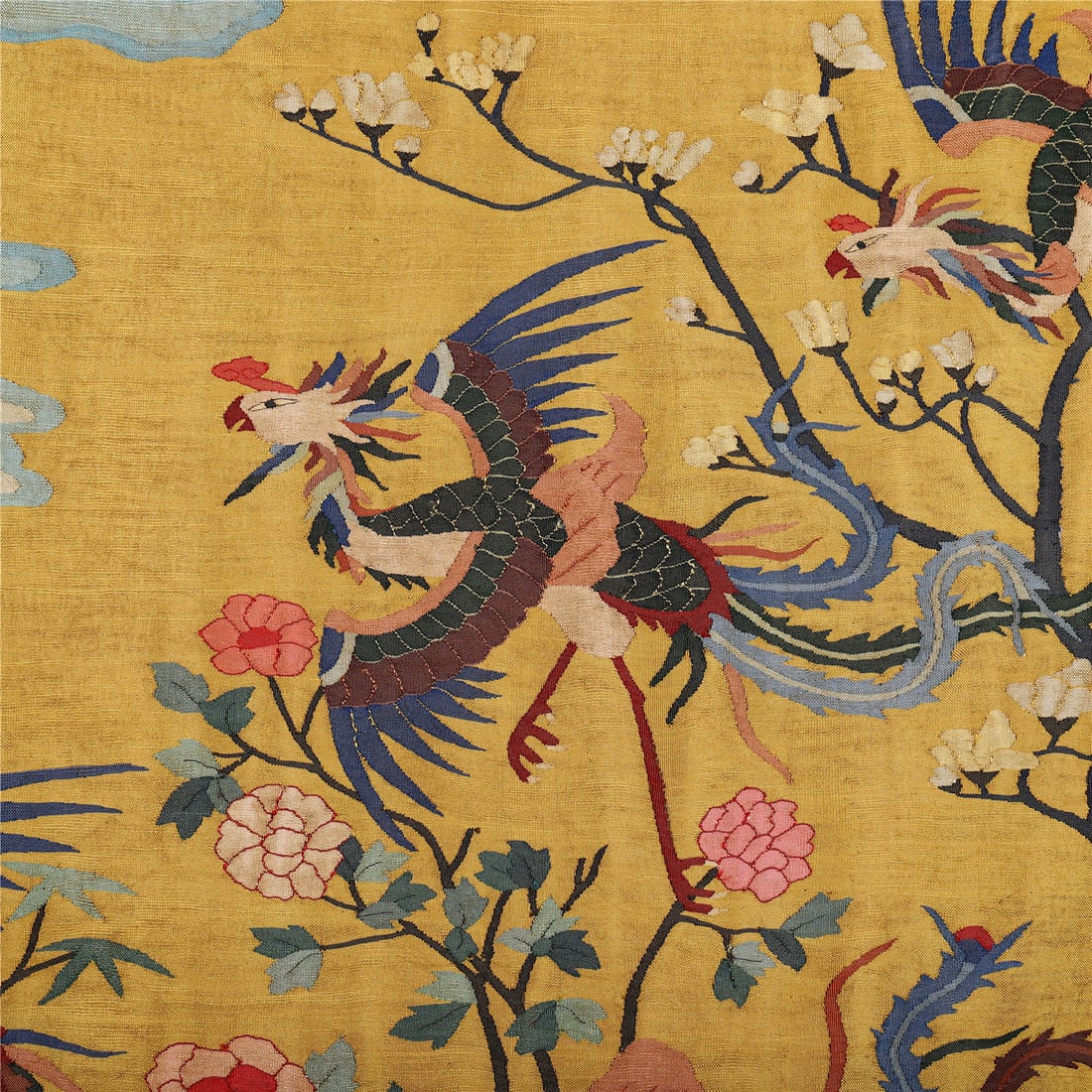A Chinese Kesi “Five Phoenixes” Tapestry - 8