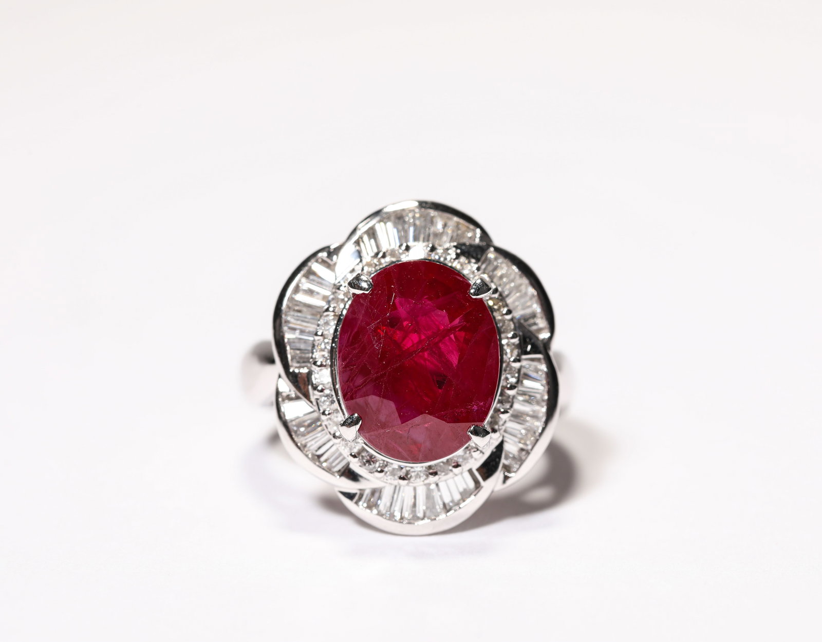 A Gold, Ruby and Diamond Ring (1 of 4)