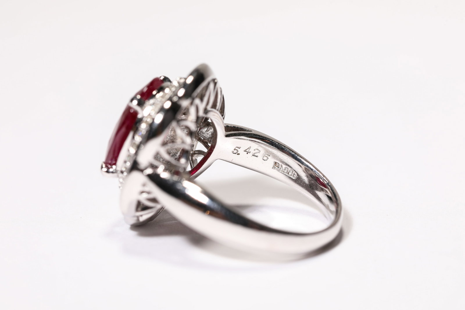 A Gold, Ruby and Diamond Ring - 2