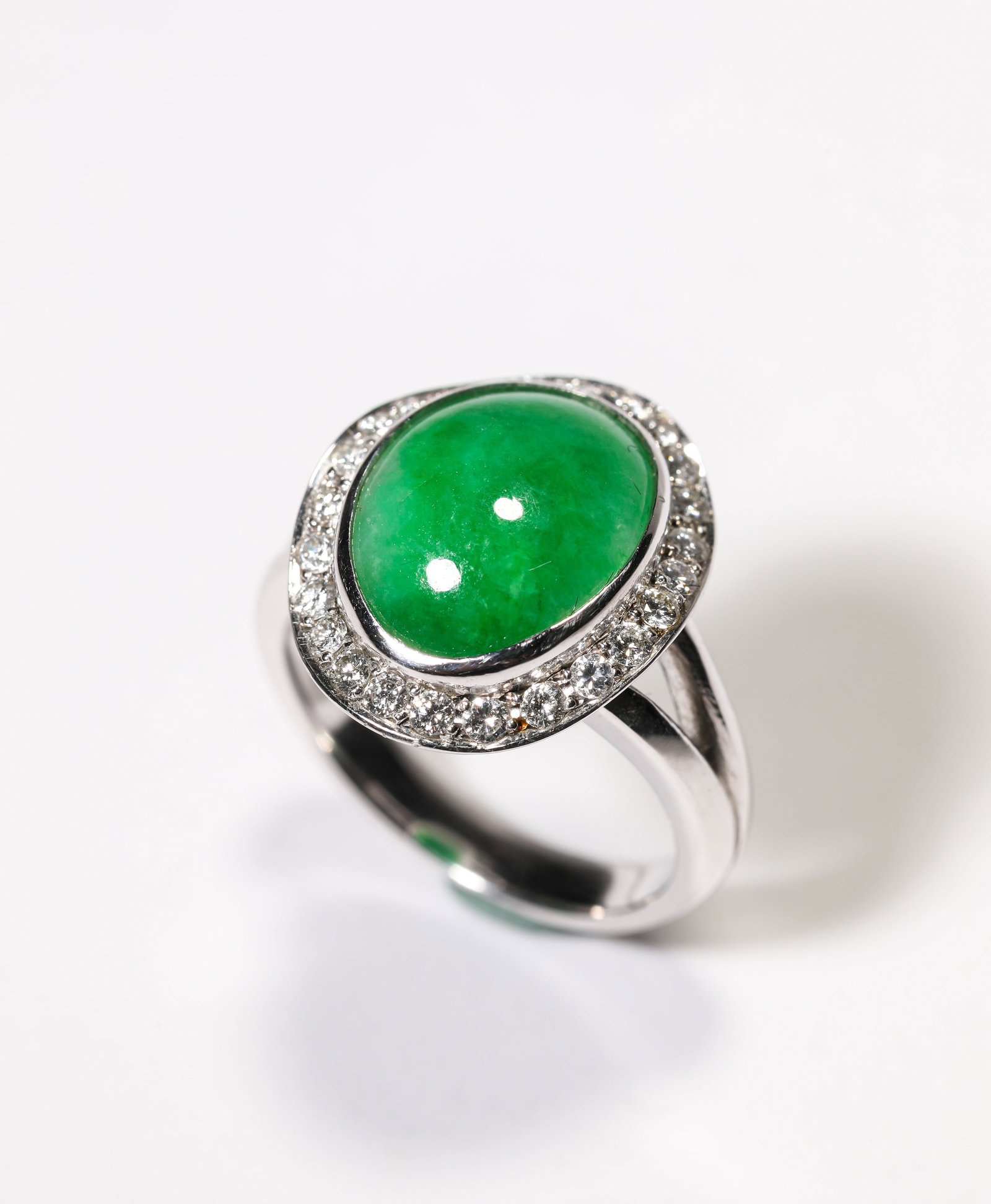 A Gold and Jadeite Ring (1 of 3)