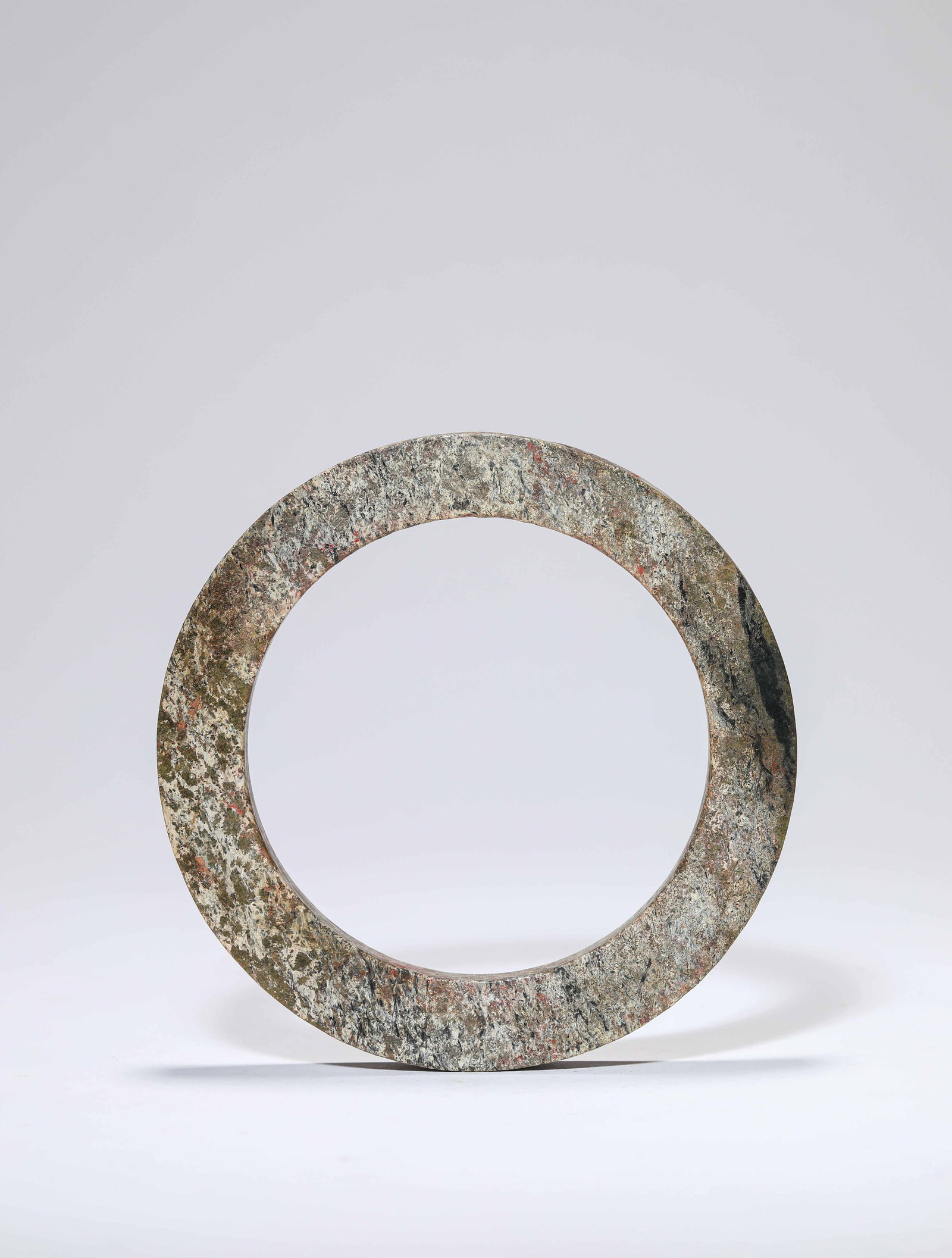 A Jade Ring: Dimensions: Width: 12.5 cm. All measurements are approximate.
