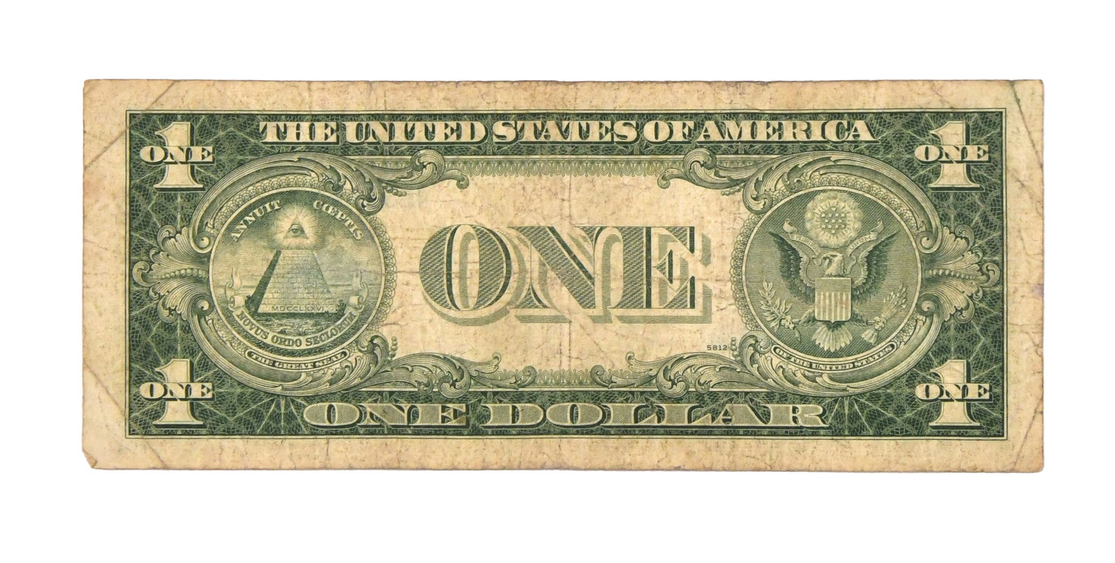 SYD BARRETT - Signed 1935G One Dollar Silver Certificate - 2