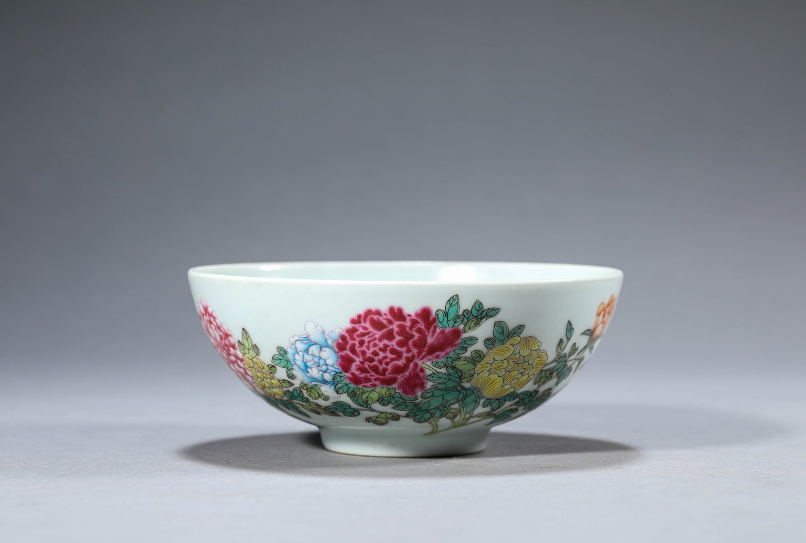 A Famille-Rose 'Peony' Bowl (1 of 8)