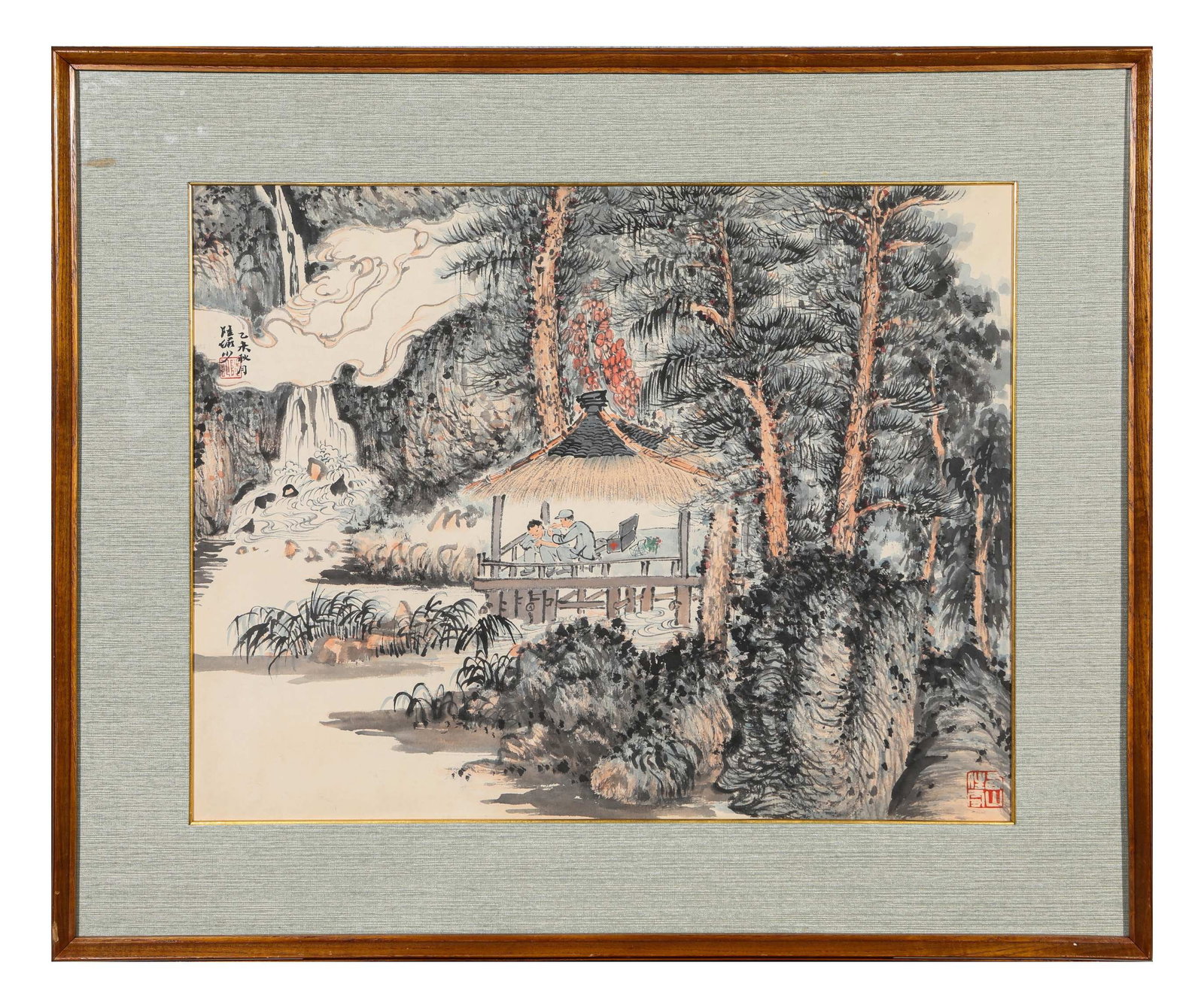 Lu Yanshao (1909-1993), attributed to, Landscape: Dimensions: Width: 54 cm x Height: 42 cm. All measurements are approximate.