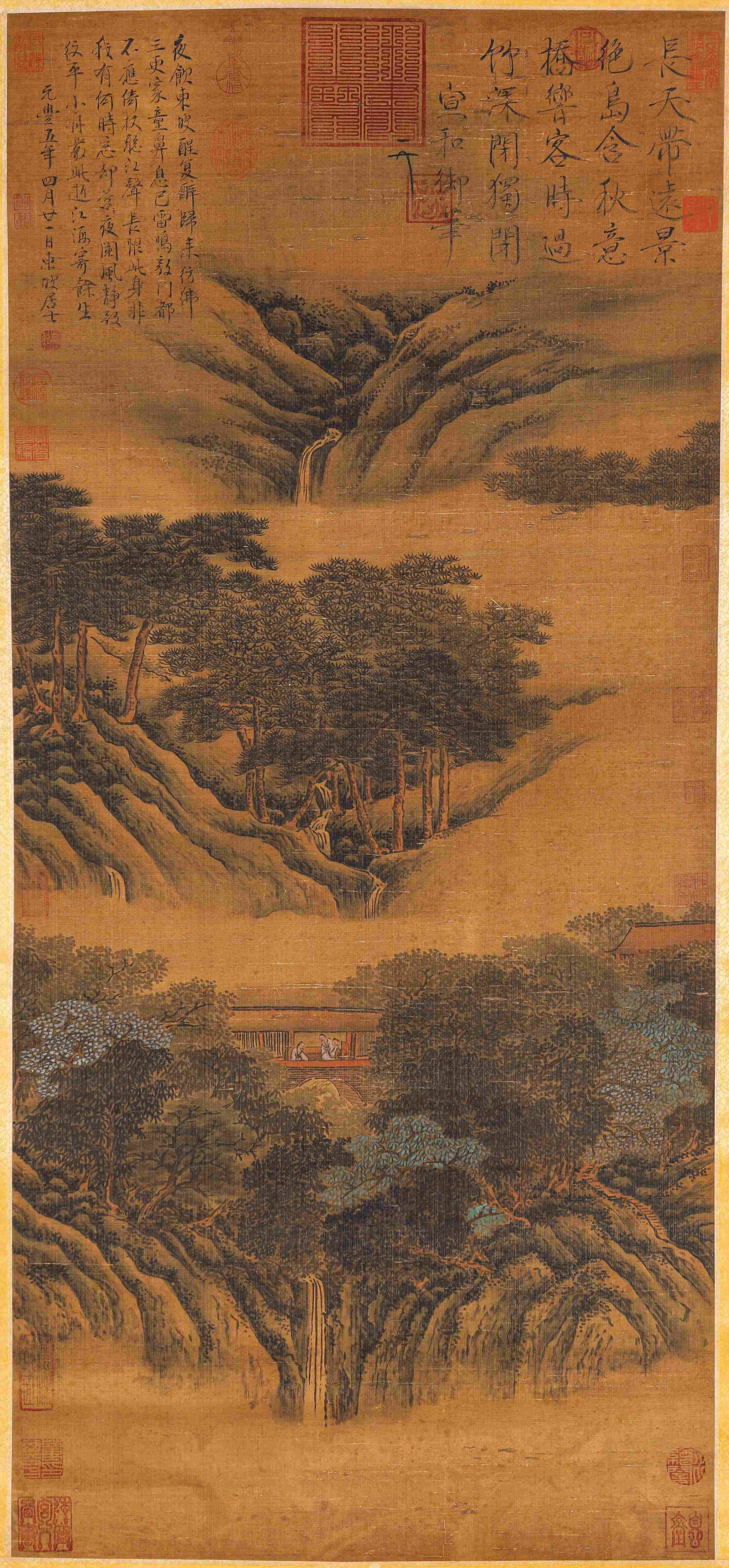 Su Shi (1037-1101), attributed to, Landscape: Dimensions: Width: 50 cm x Height: 110 cm. All measurements are approximate.