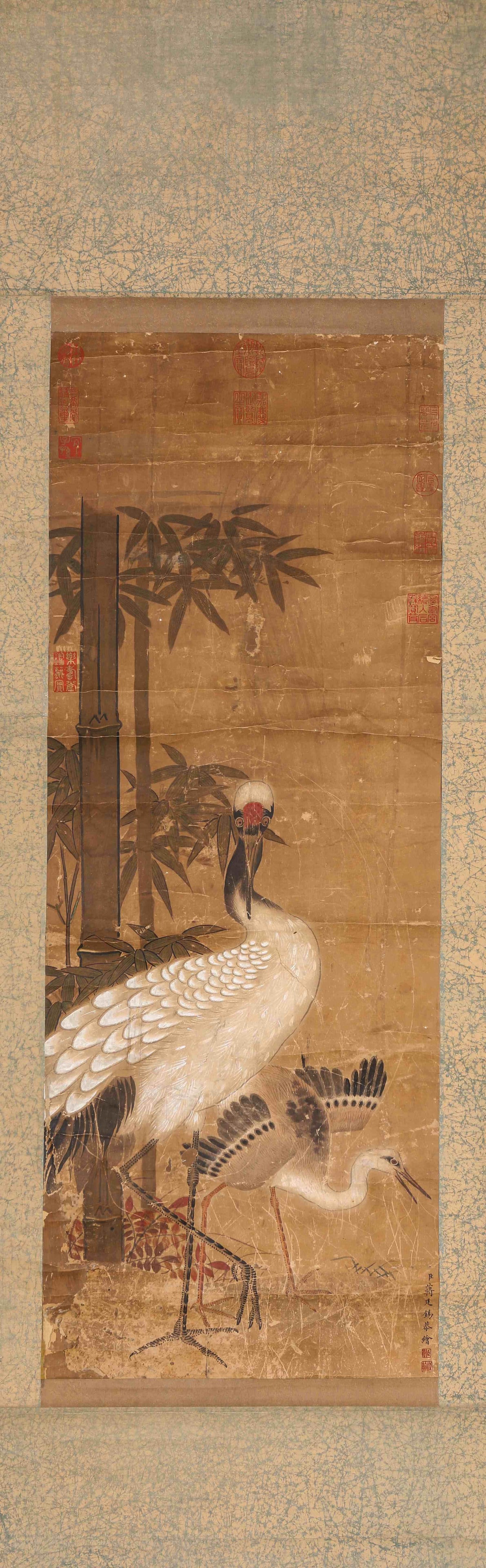Jiang Tingxi (1669-1732), attributed to, Two Cranes - 2