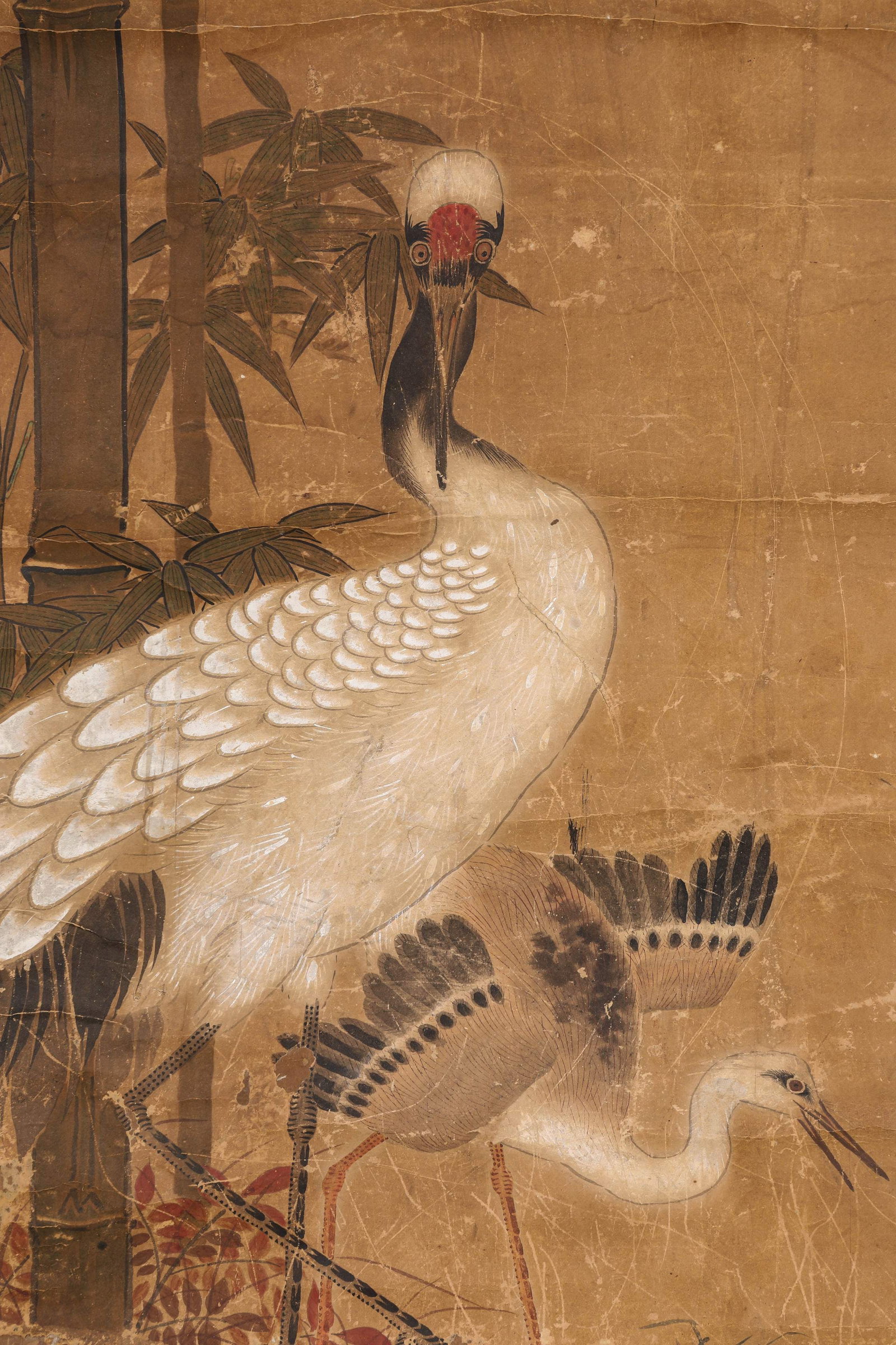 Jiang Tingxi (1669-1732), attributed to, Two Cranes - 4