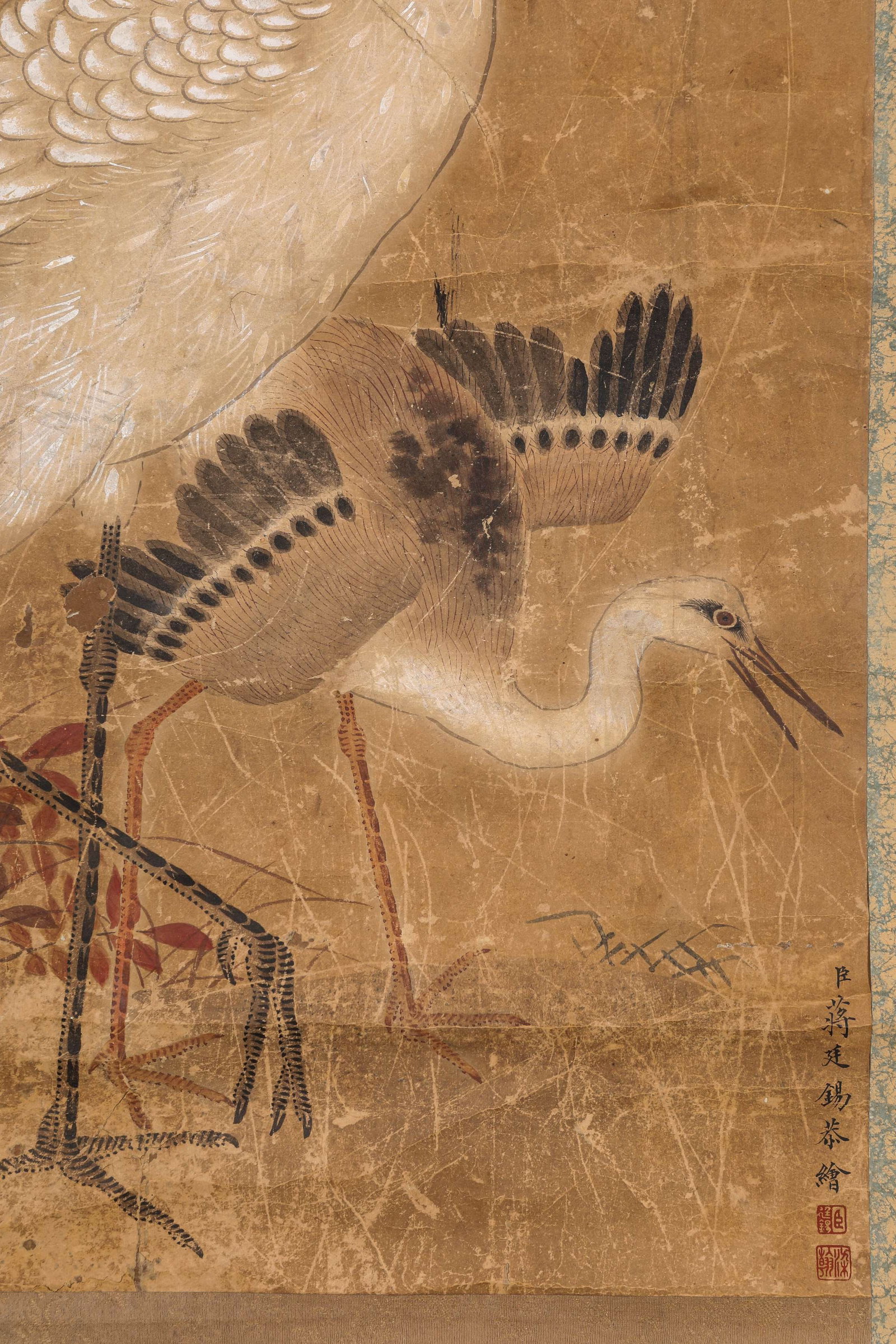 Jiang Tingxi (1669-1732), attributed to, Two Cranes - 5