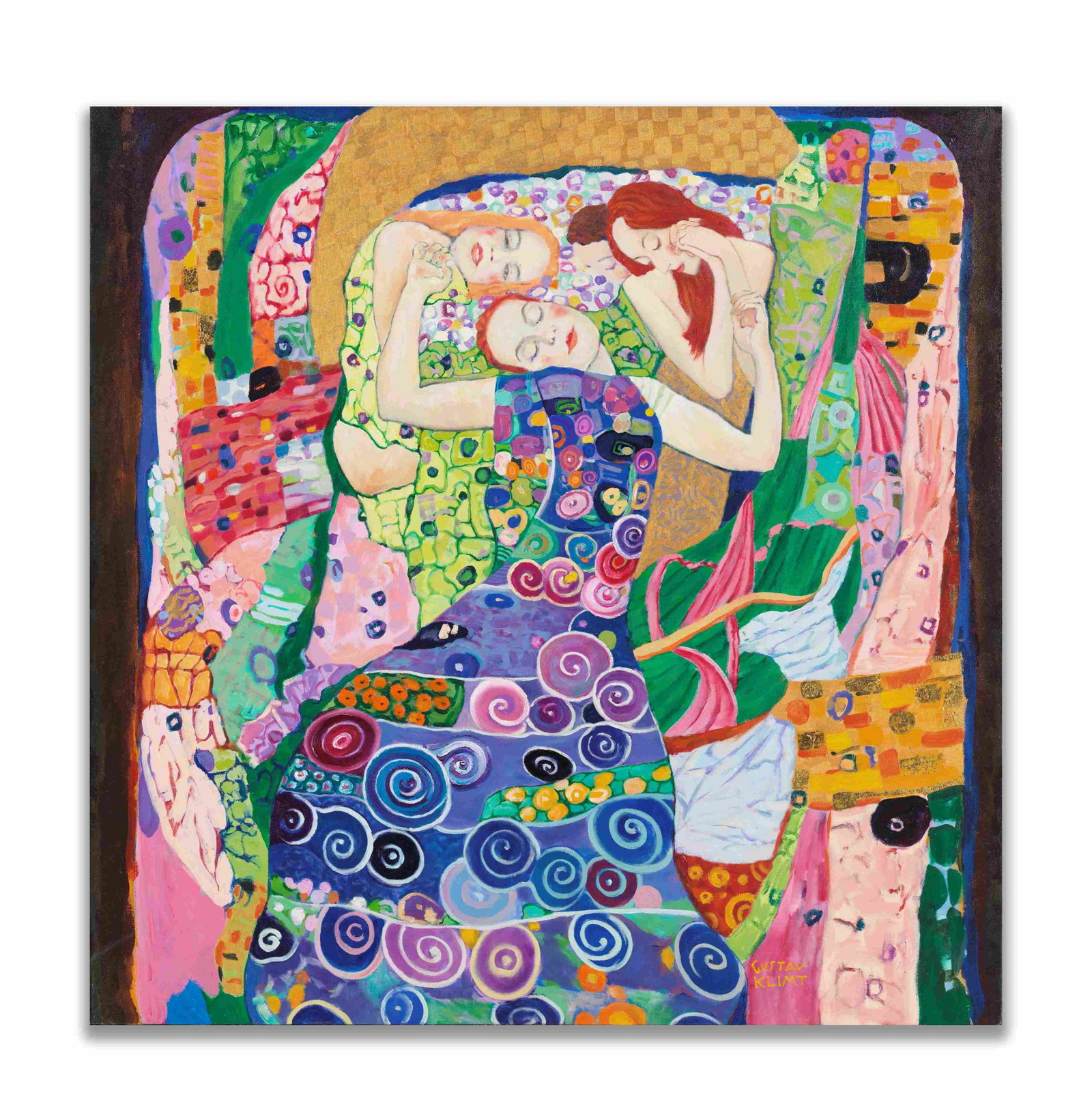 Gustav Klimt (1862–1918), Oil on Canvas: GUSTAV KLIMT (1862–1918), OIL ON CANVAS Dimensions: Image size: 110.1 x 109.8 cm.