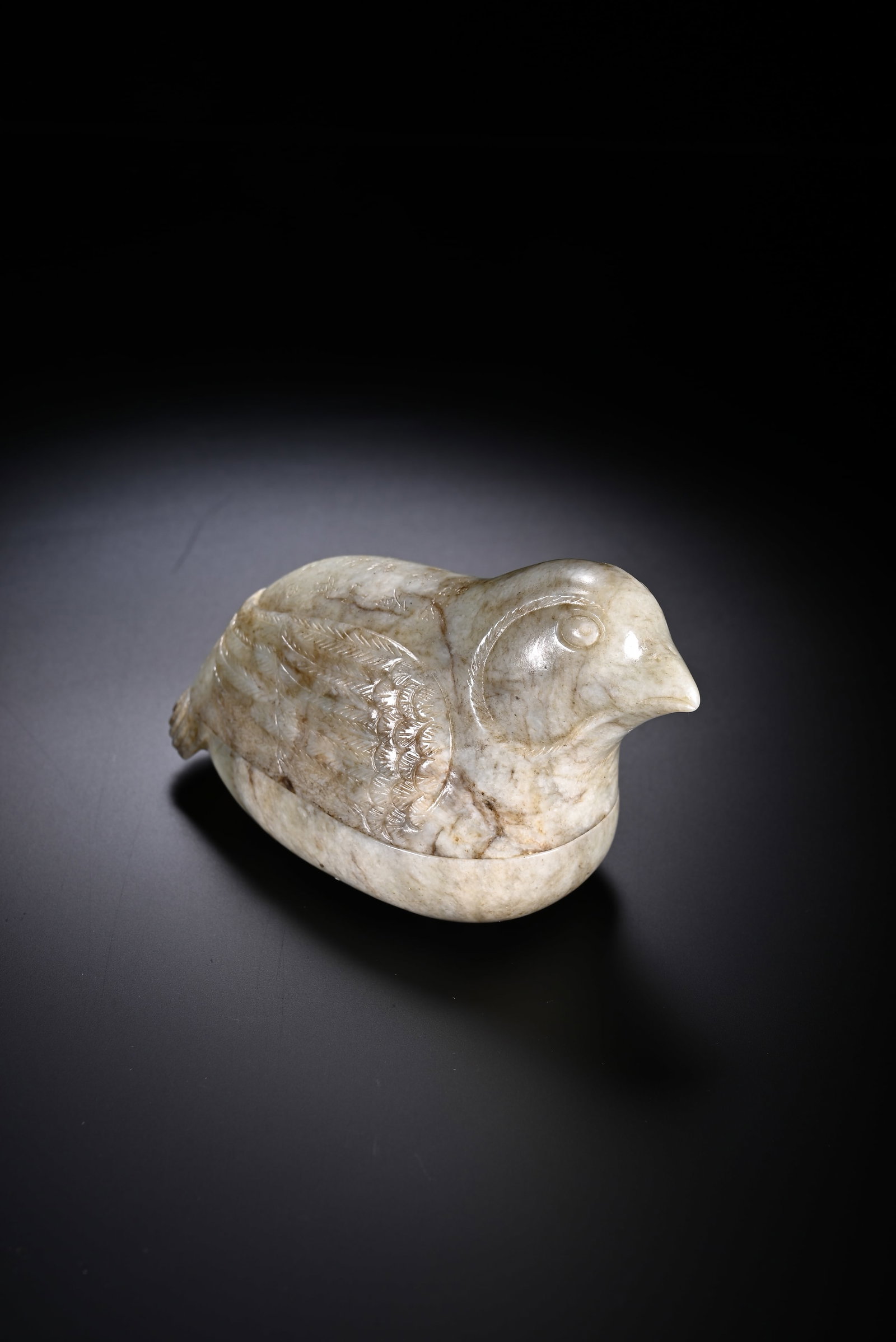 Carved Jade Quail - 5