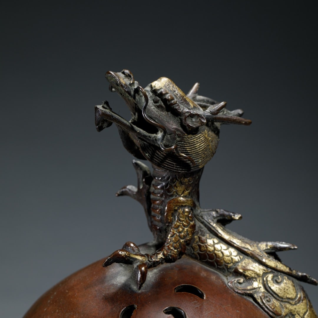 Bronze Dragon Censer - 2