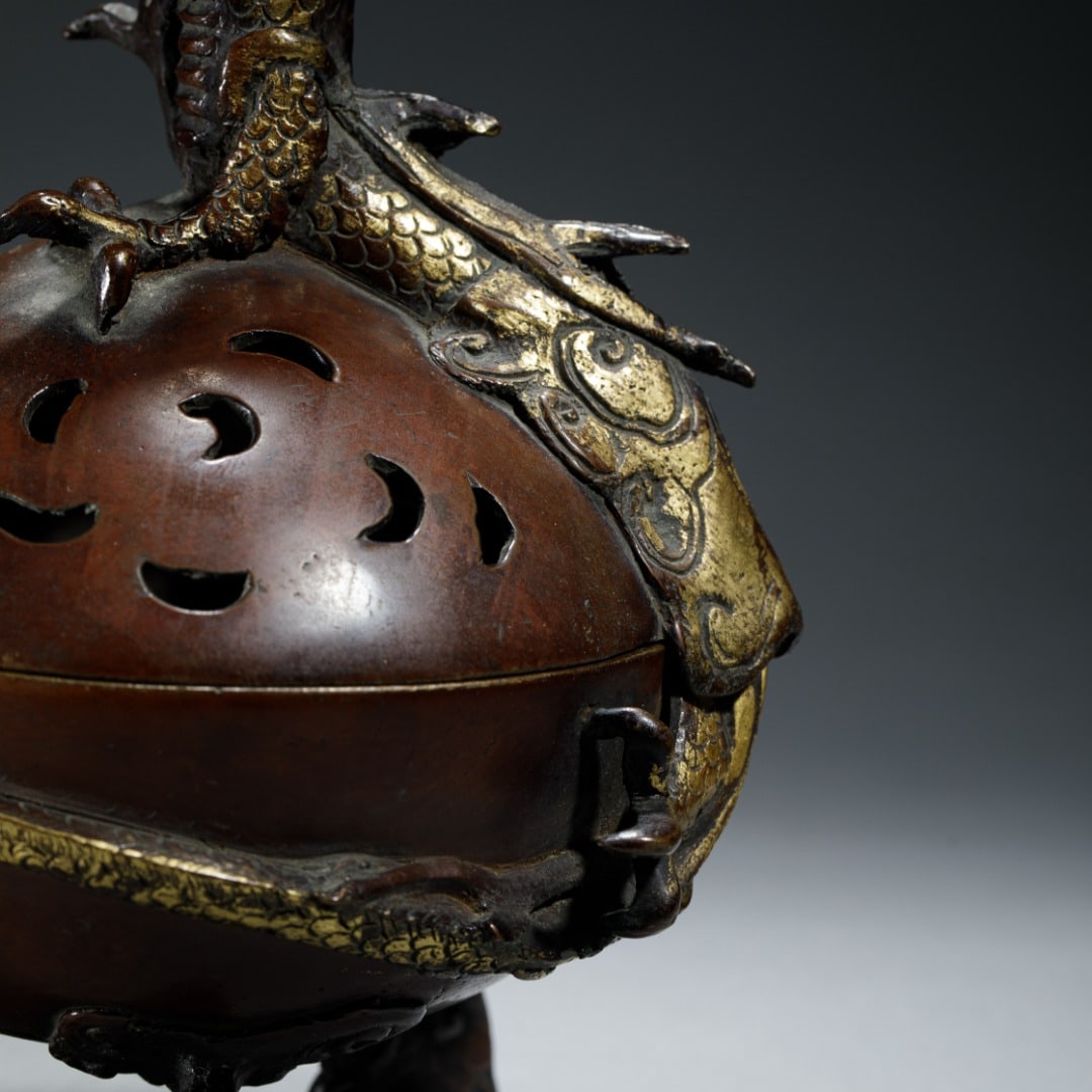 Bronze Dragon Censer - 3
