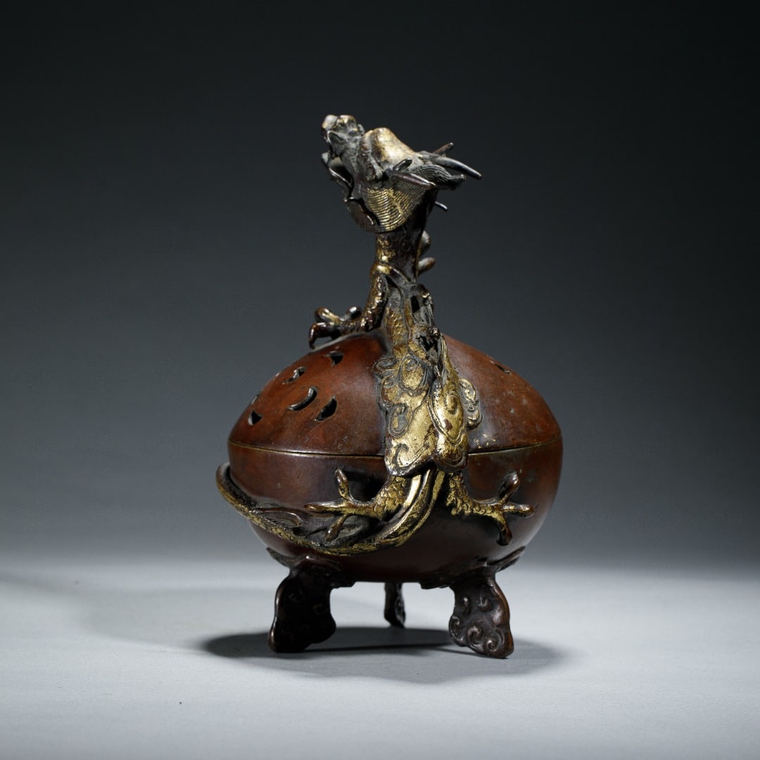 Bronze Dragon Censer - 4