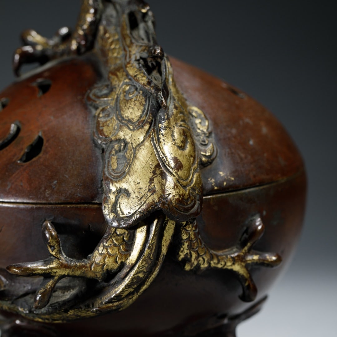 Bronze Dragon Censer - 5