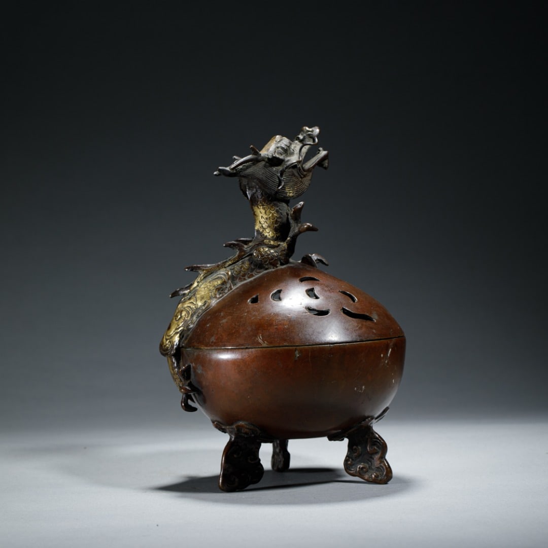 Bronze Dragon Censer - 6