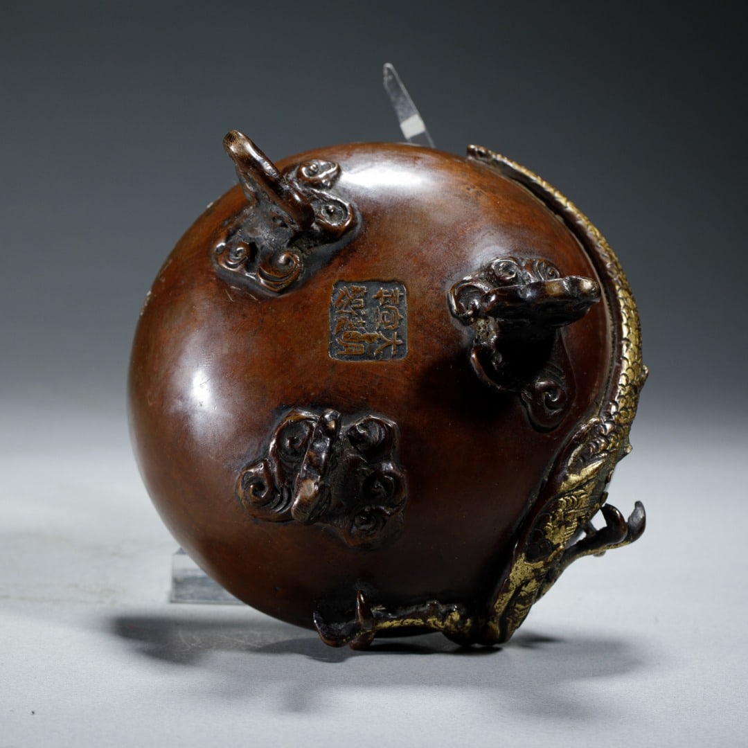 Bronze Dragon Censer - 9