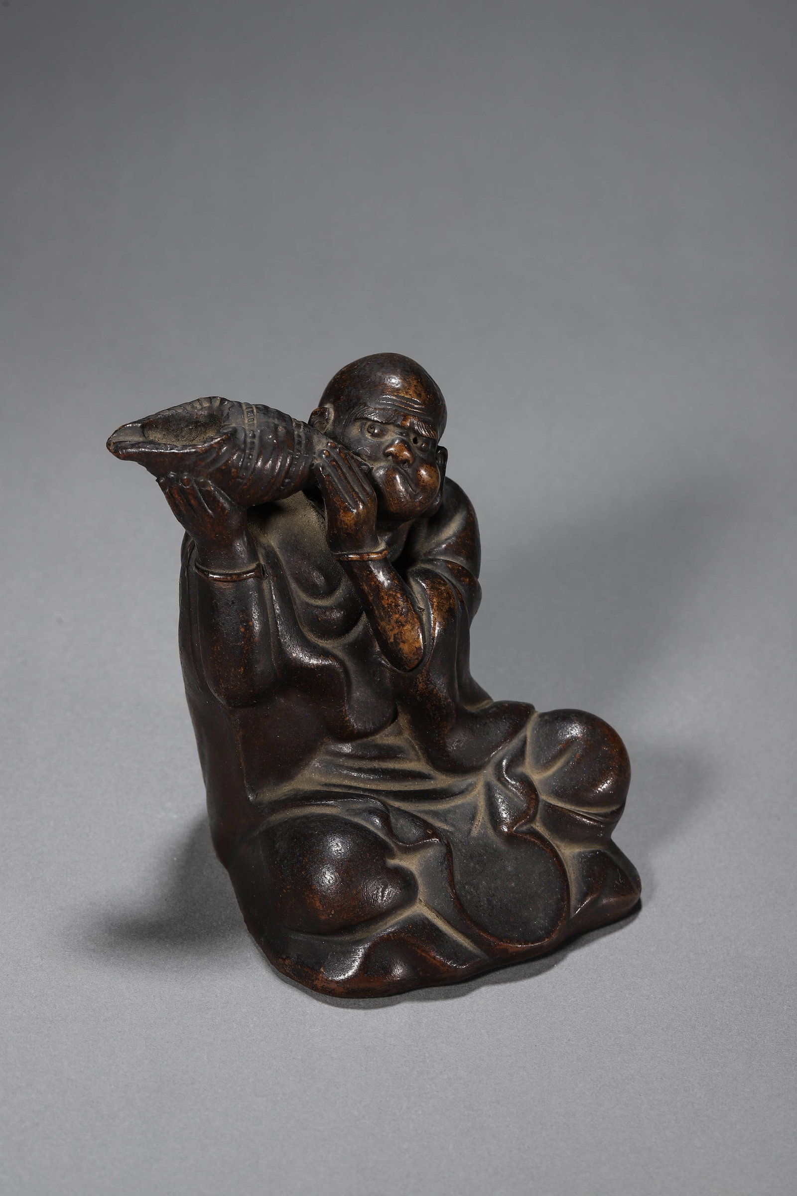 Carved Clay Figure Statue - 2