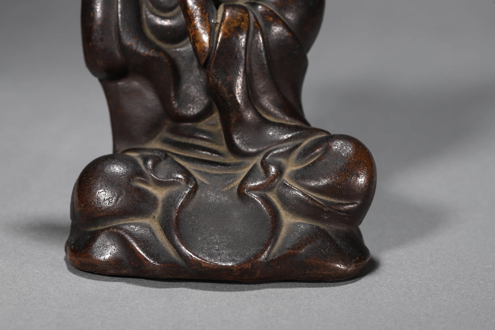 Carved Clay Figure Statue - 4