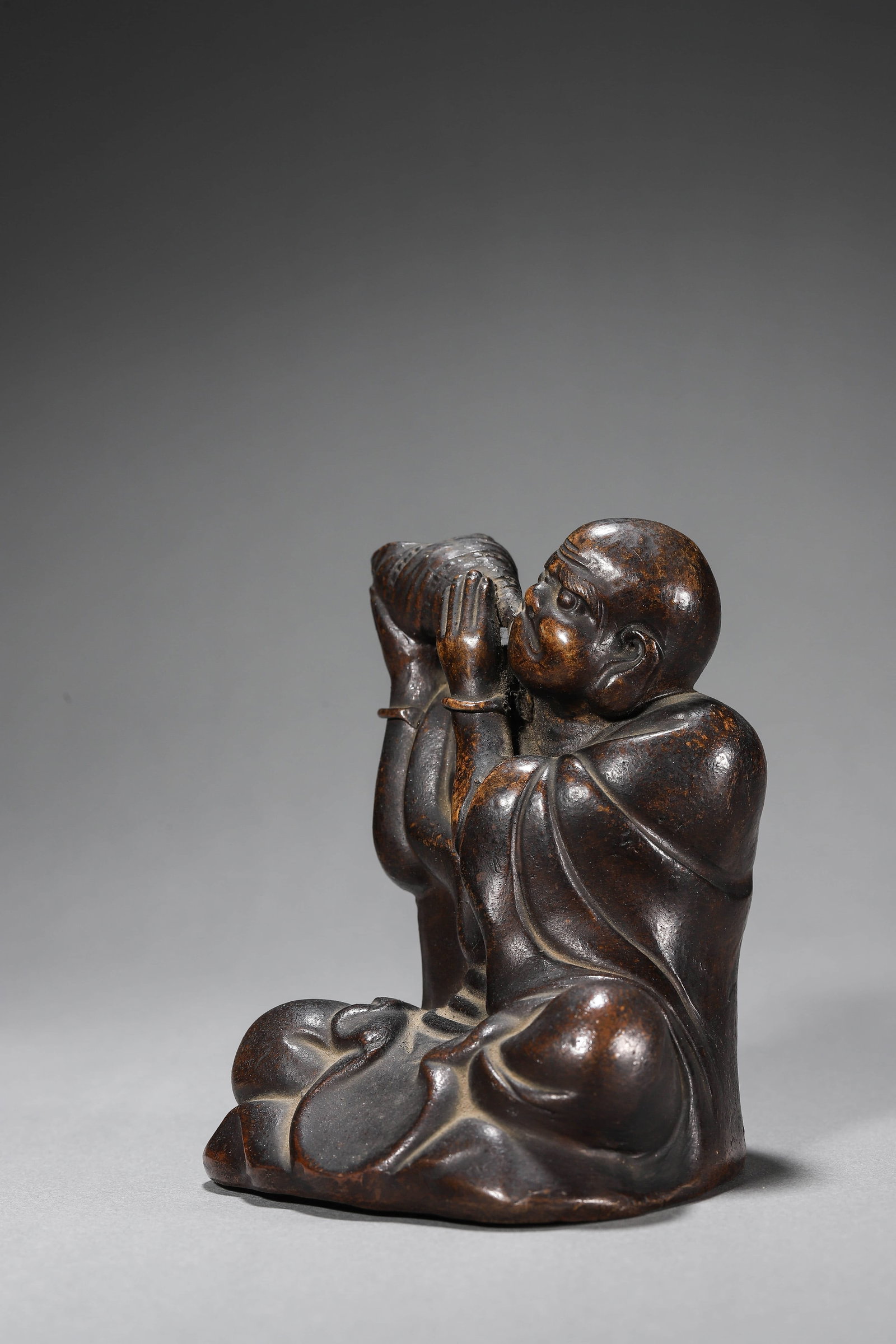 Carved Clay Figure Statue - 5