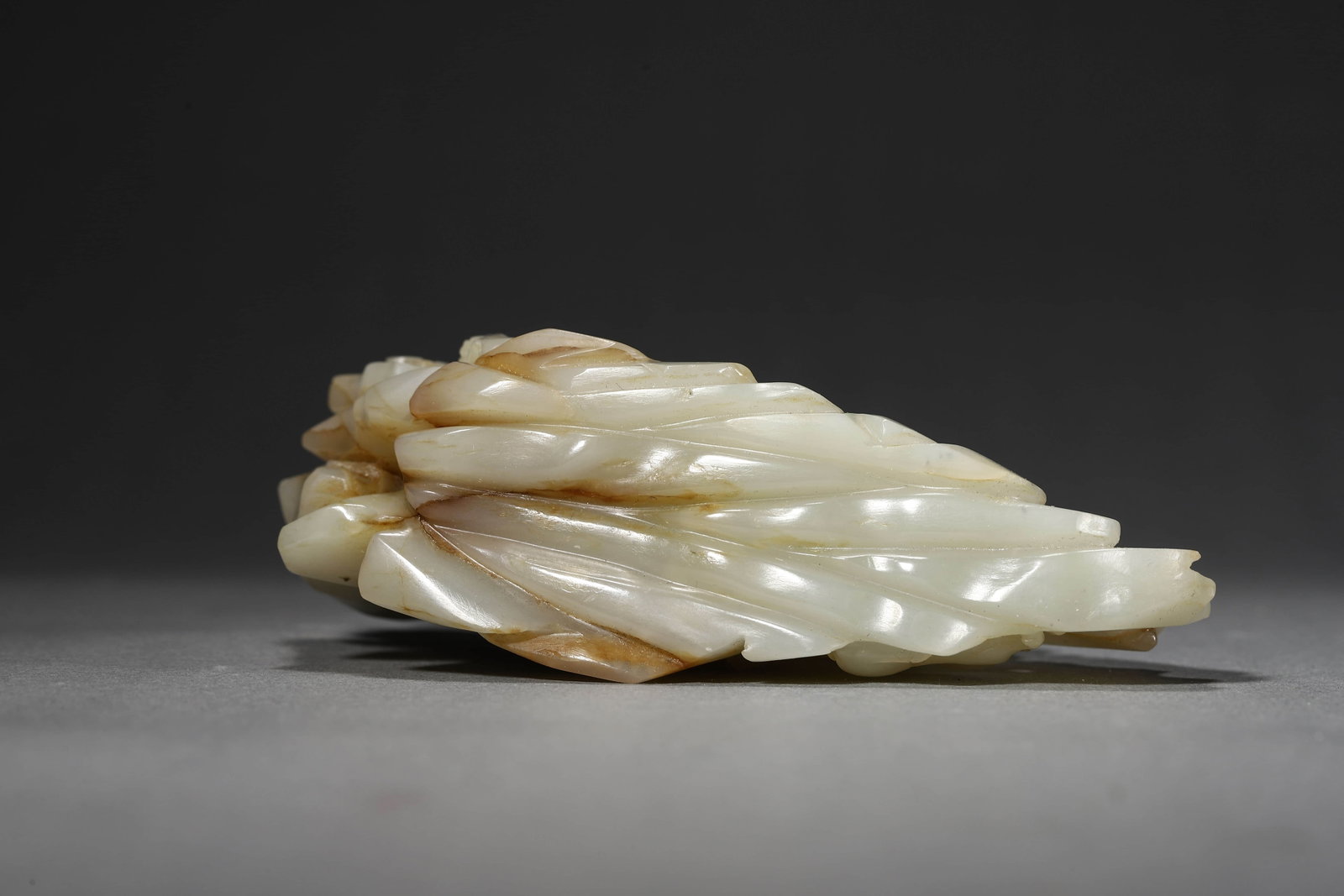 Carved Jade Crane And Pine Boulder - 8