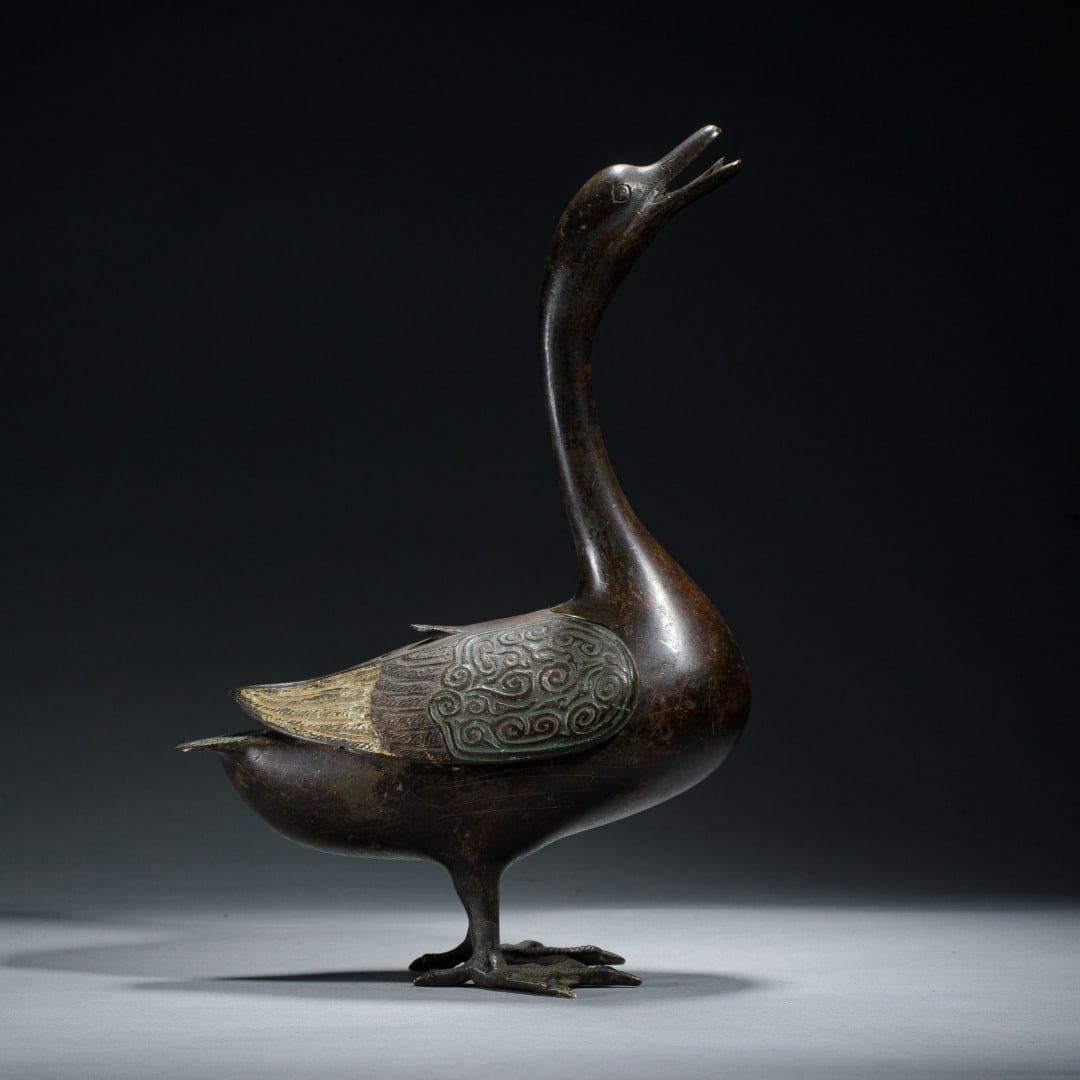 Bronze Duck-Form Statue - 5