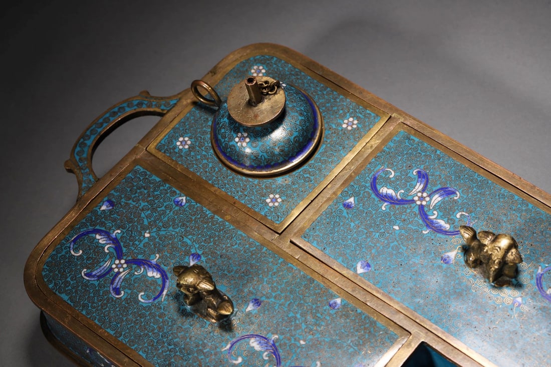 Cloisonne Enamel Opium Set - 9