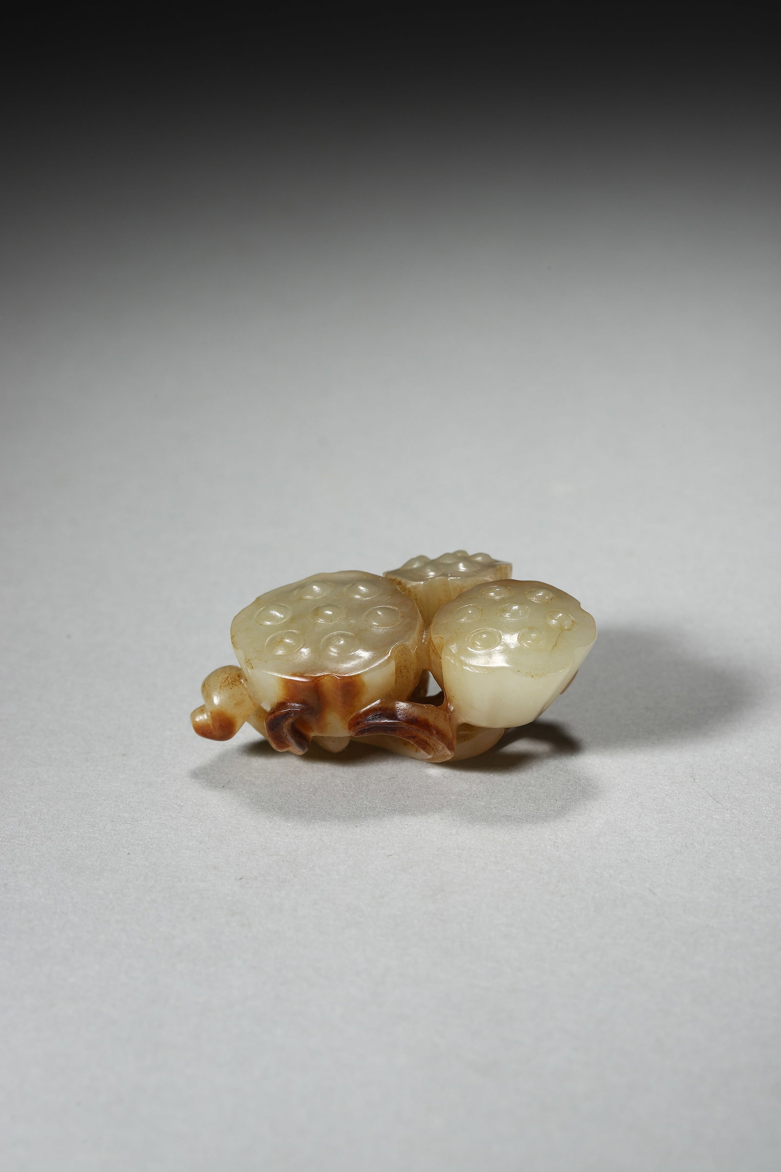 Jade Carved Lotus Ornament - 7