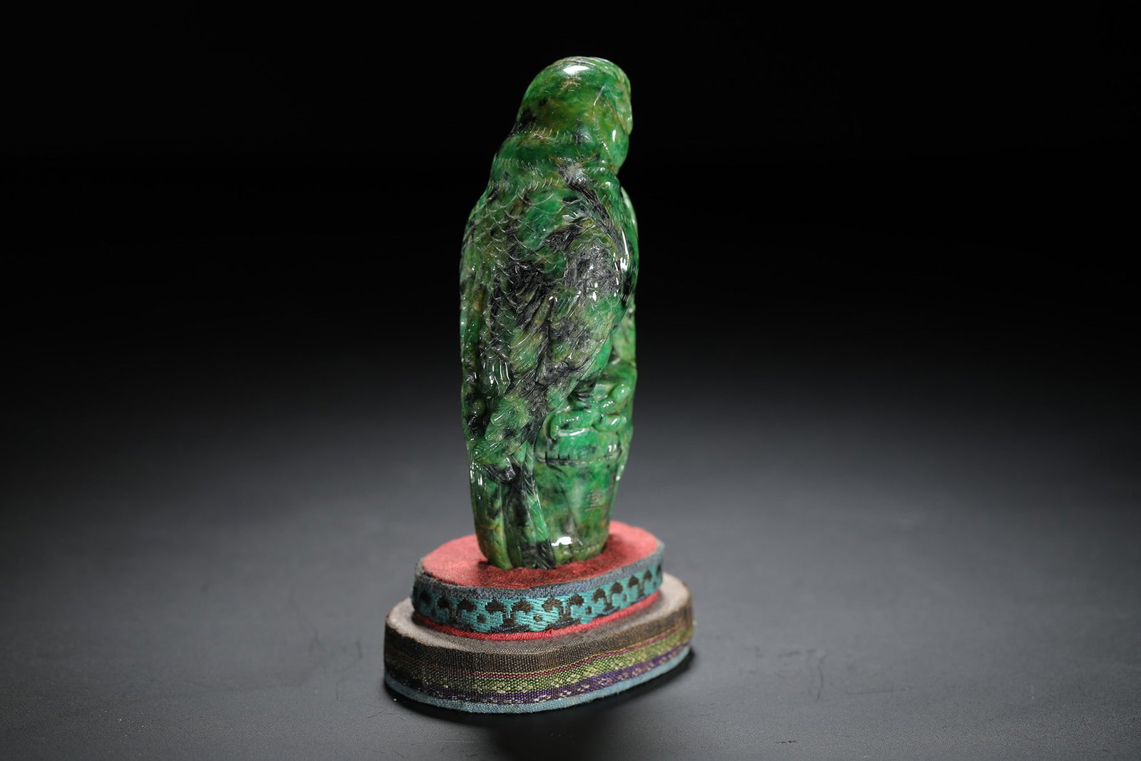 Celadon Jade Parrot Ornament - 5