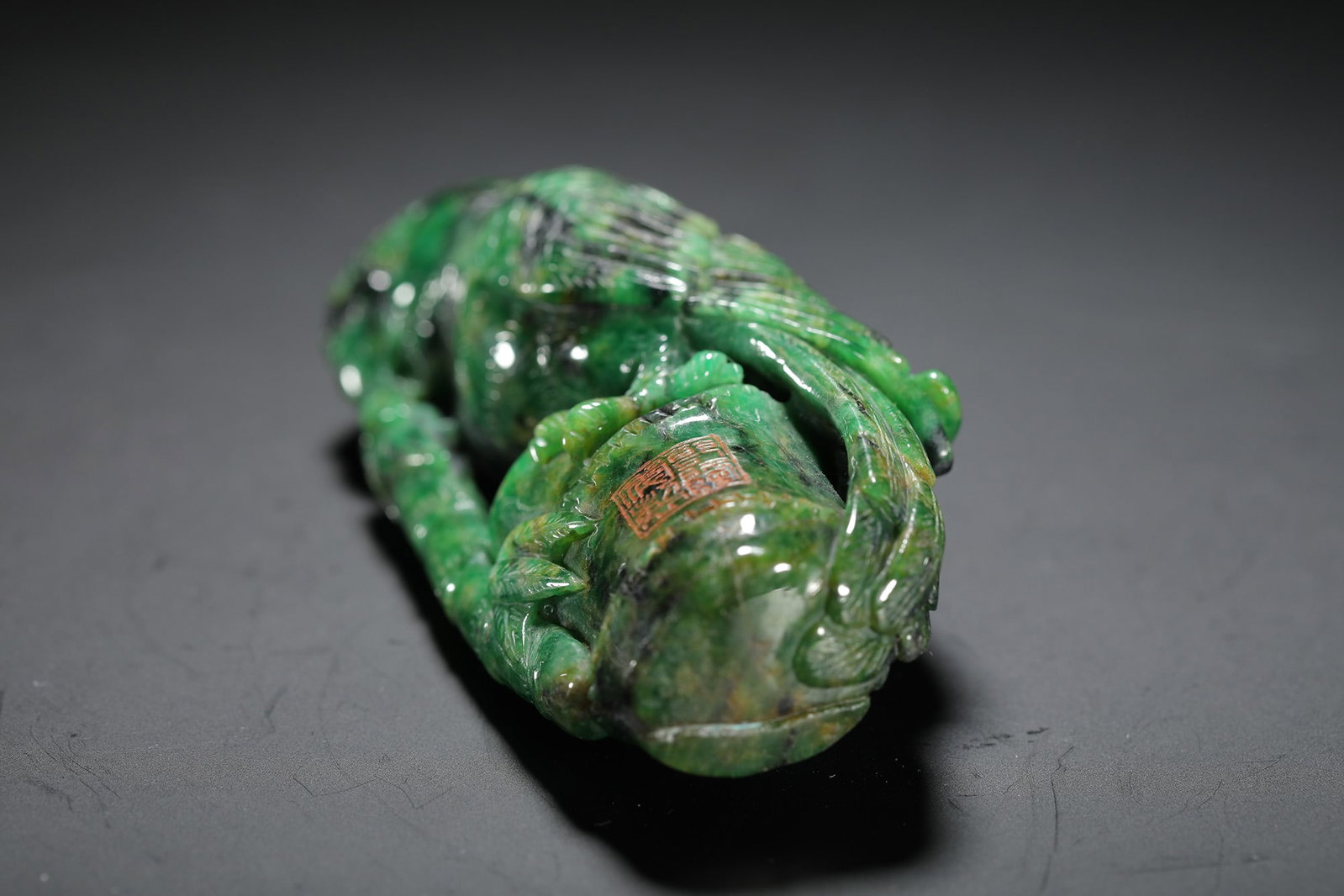Celadon Jade Parrot Ornament - 9