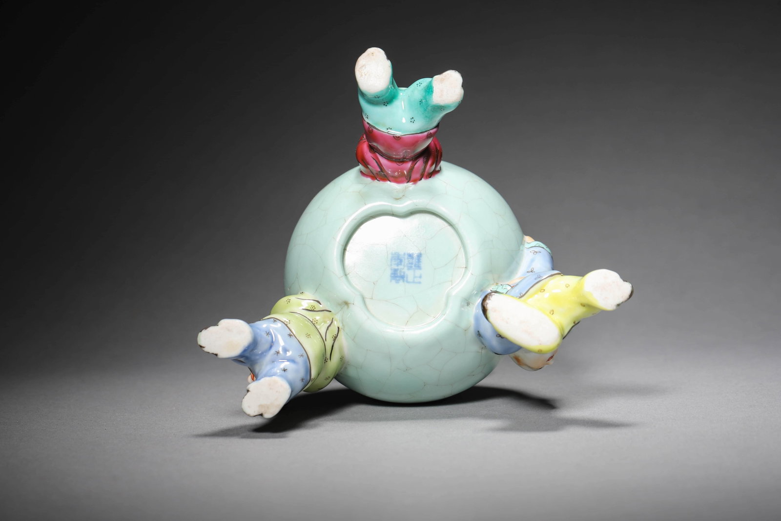 Celadon Glaze Double-Gourd-Shape Vase - 6