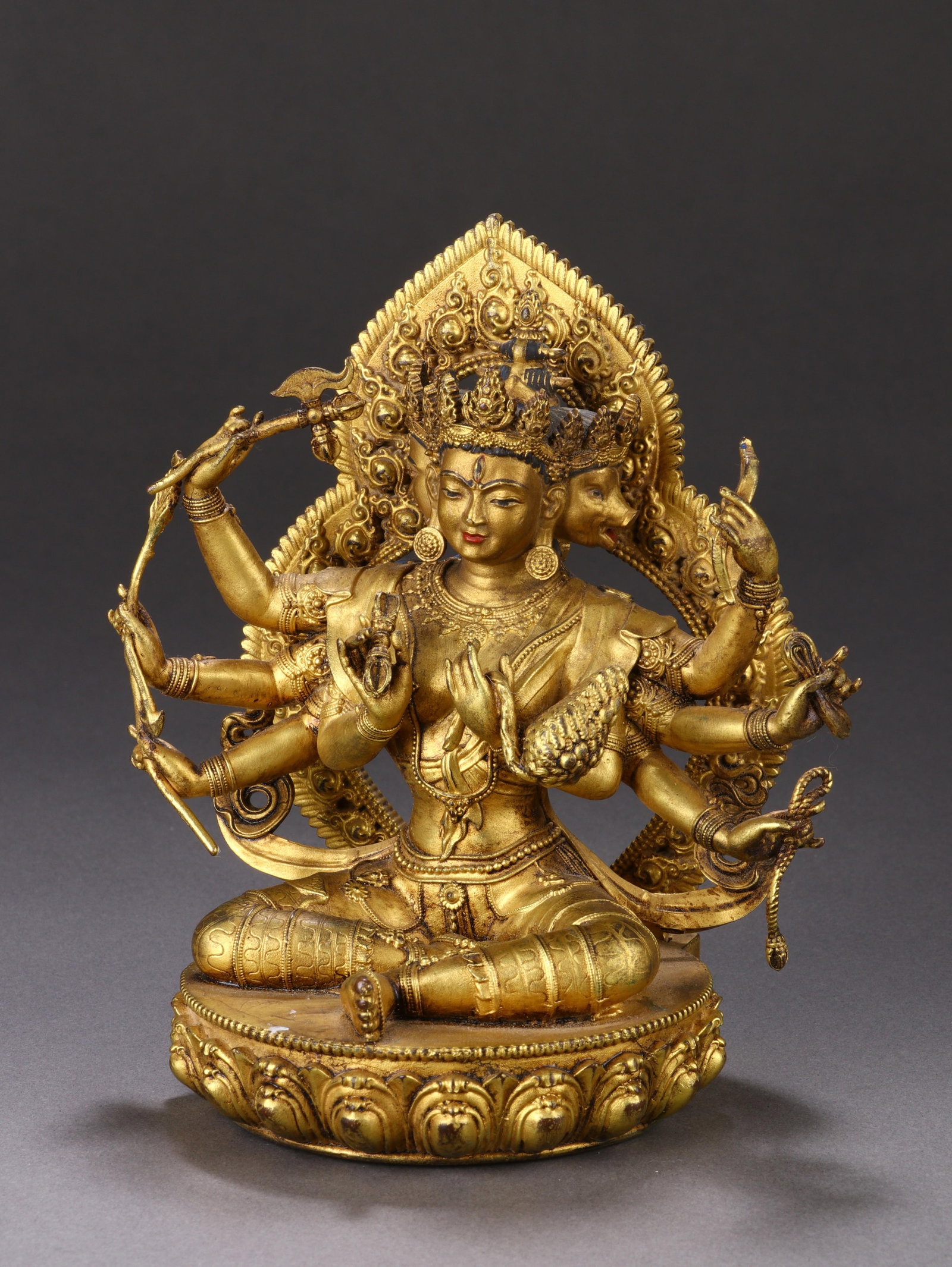 Gilt-Bronze ‘Buddha Figure’ - 7