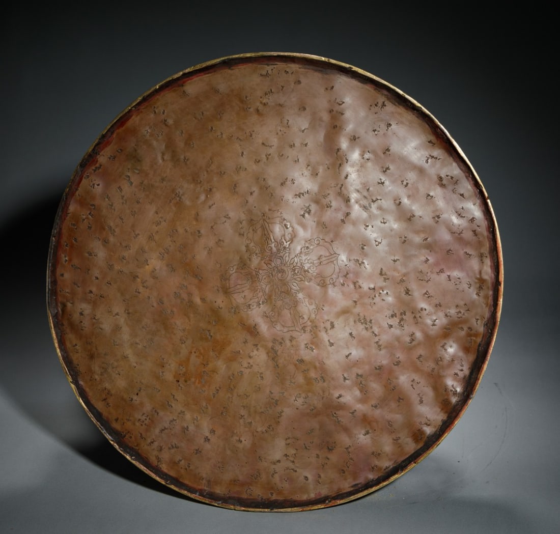 Gilt-Bronze Painted Mandala - 12