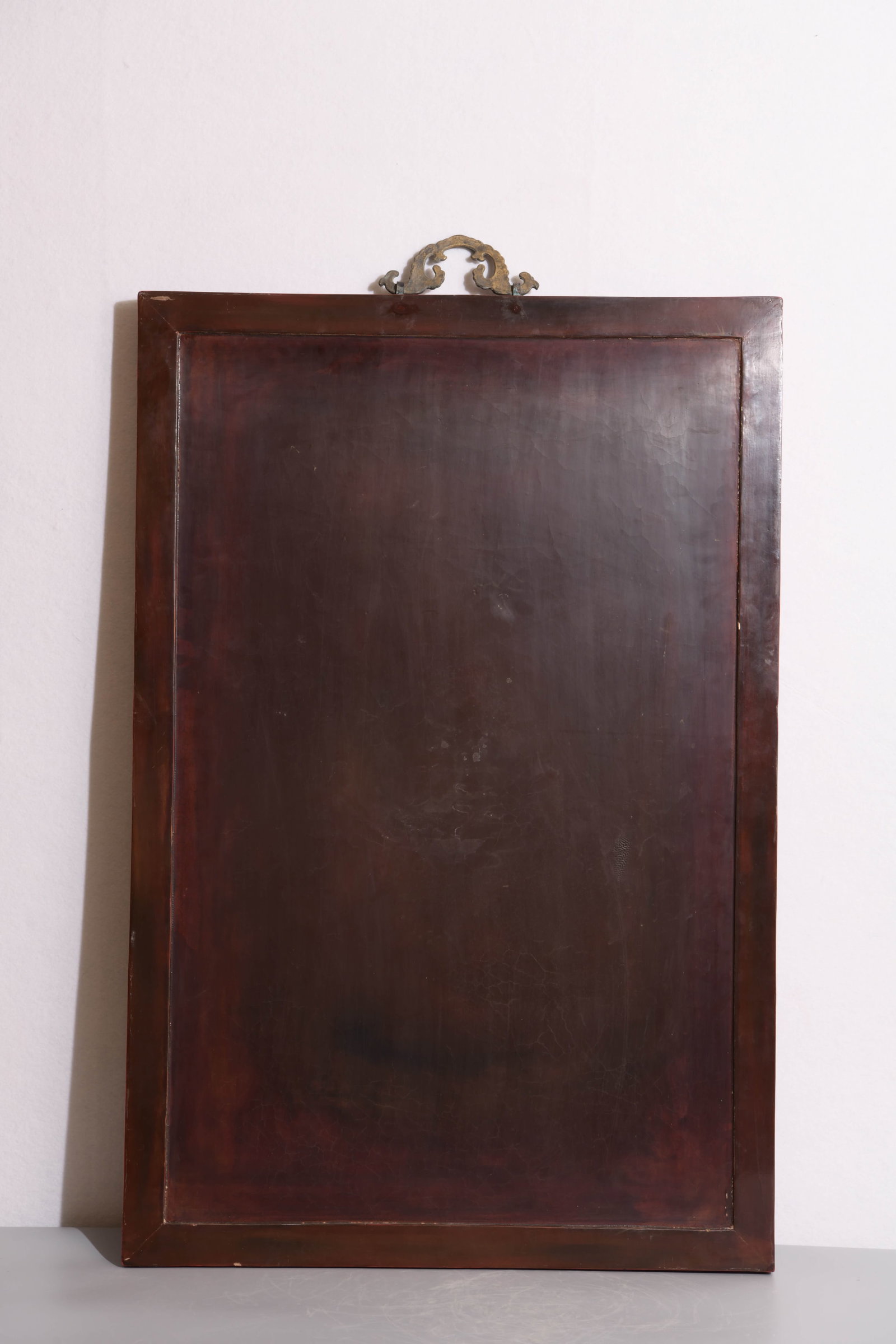 Hardstone Inlaid Lacquer Hanging Plaque - 10