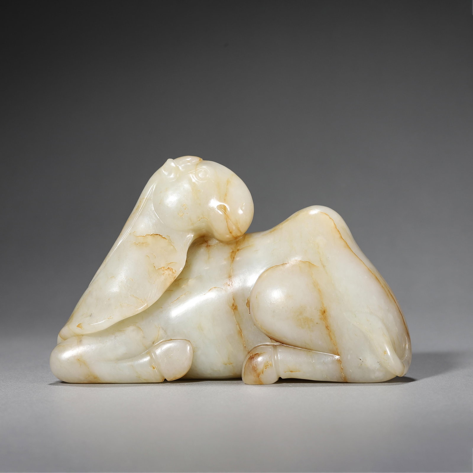Jade Bactria Camel Carving: Jade Bactria Camel Carving Length:15cm, Width:6.5cm, Height:10cm,