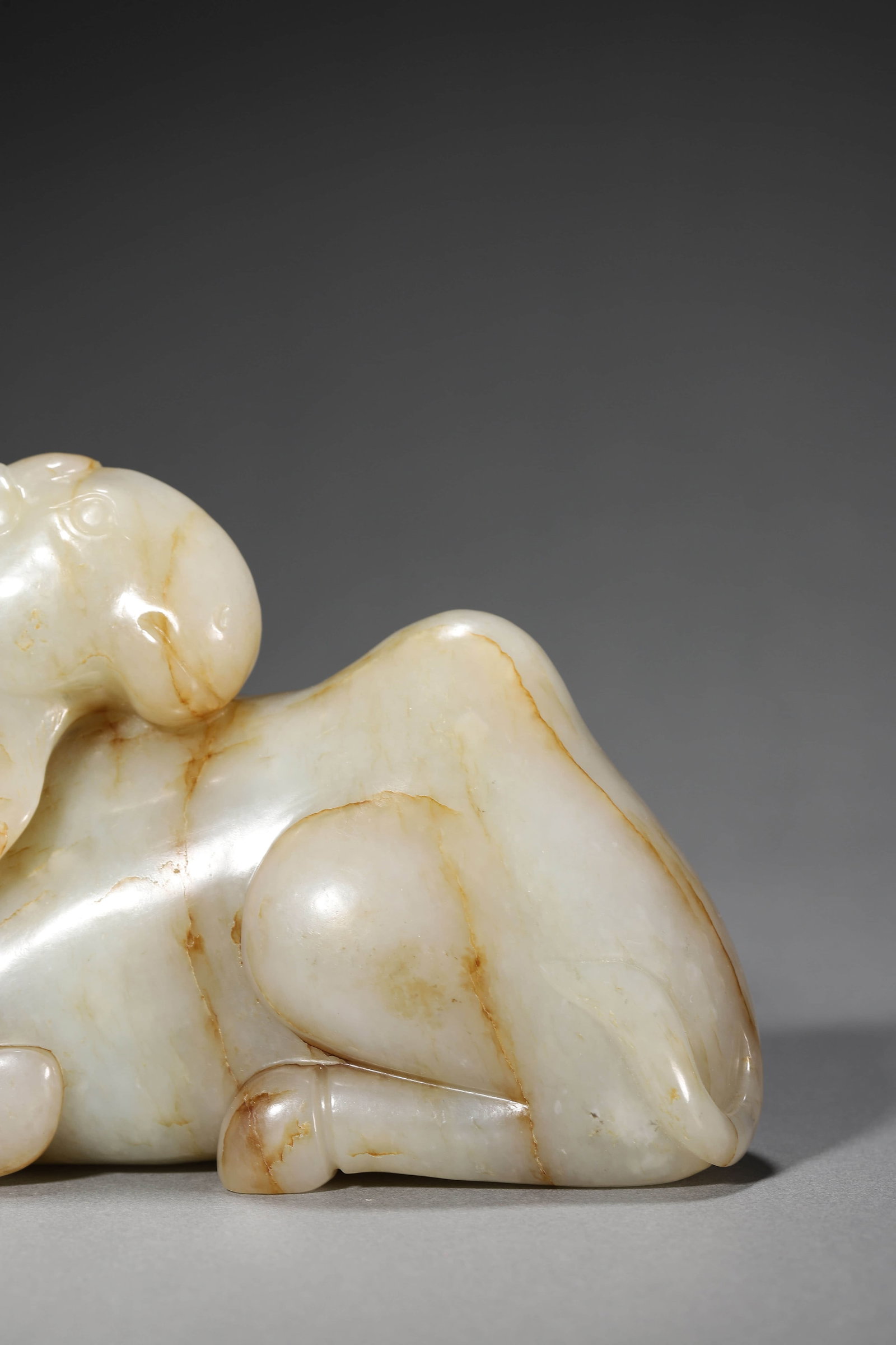 Jade Bactria Camel Carving - 3