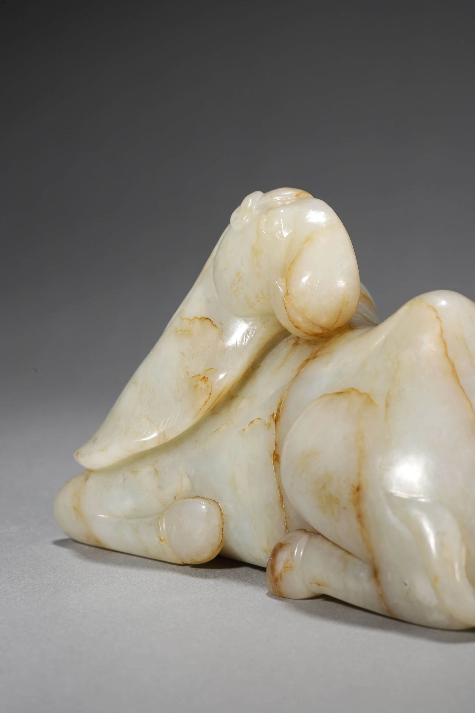 Jade Bactria Camel Carving - 4
