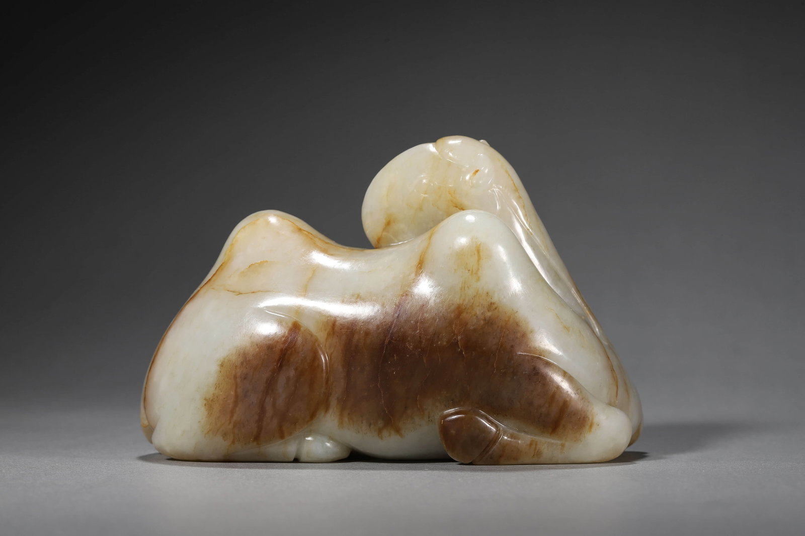 Jade Bactria Camel Carving - 5
