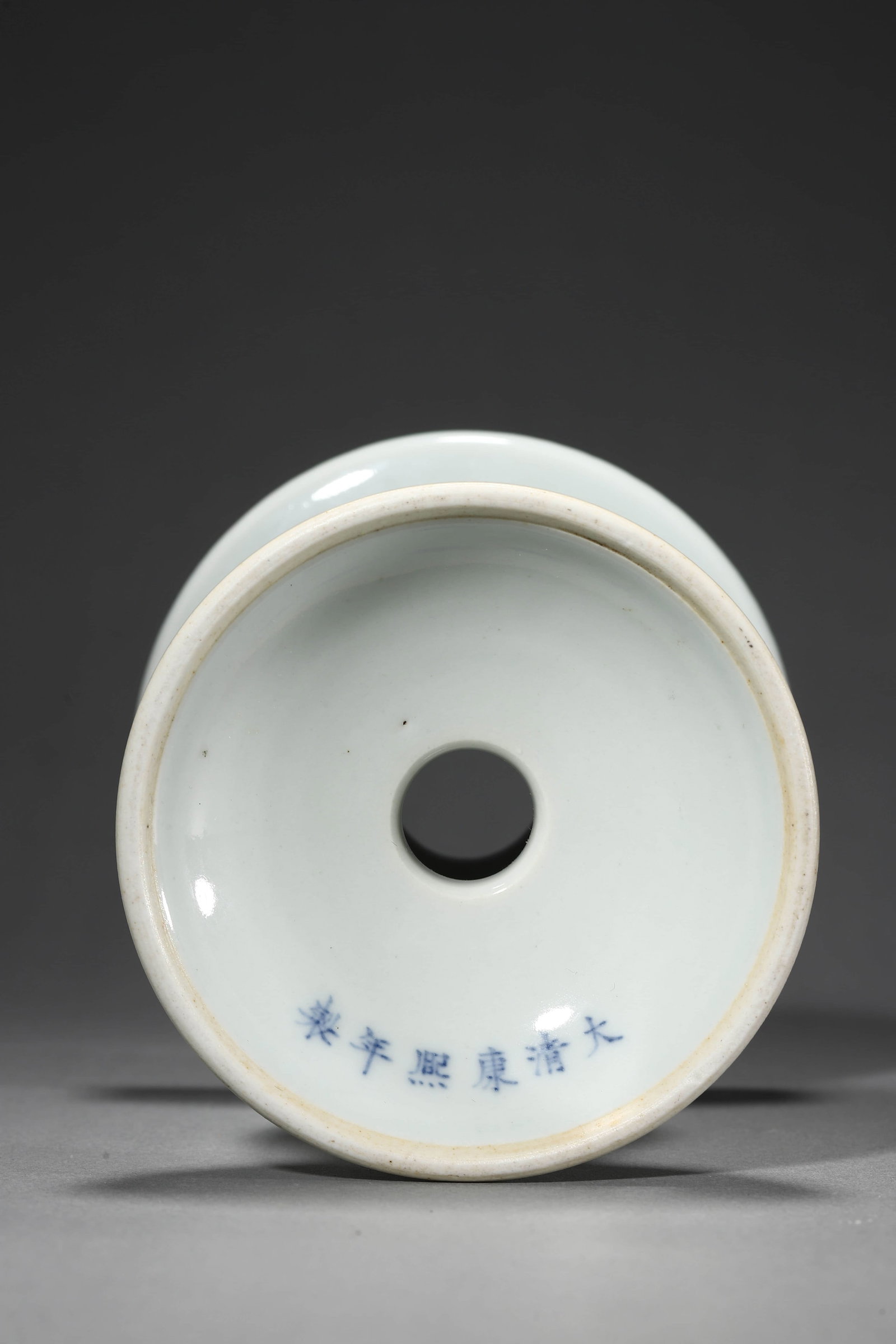 Wucai Glaze Flower Candlestick - 6