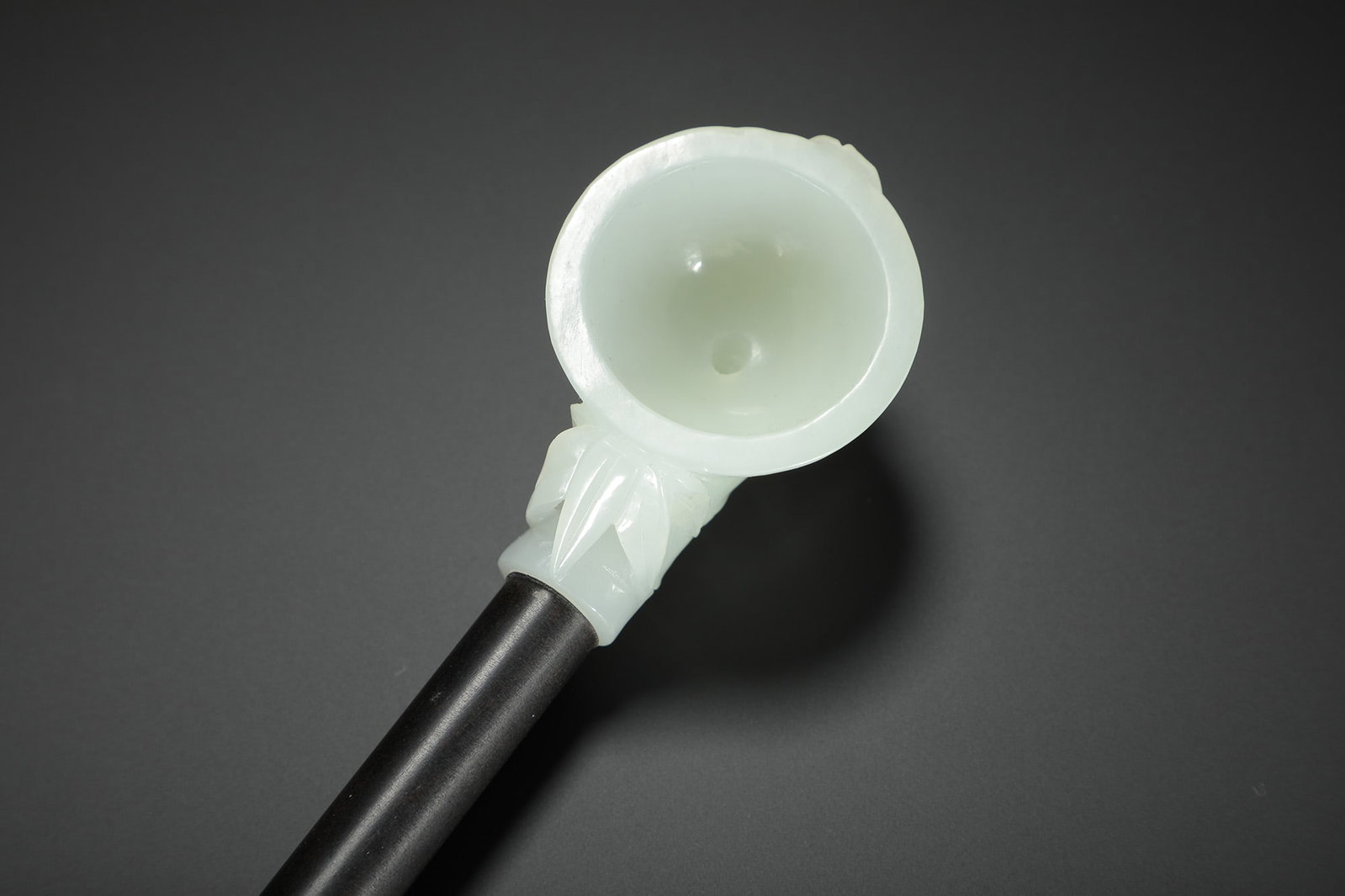 Carved Jade Pipe - 2