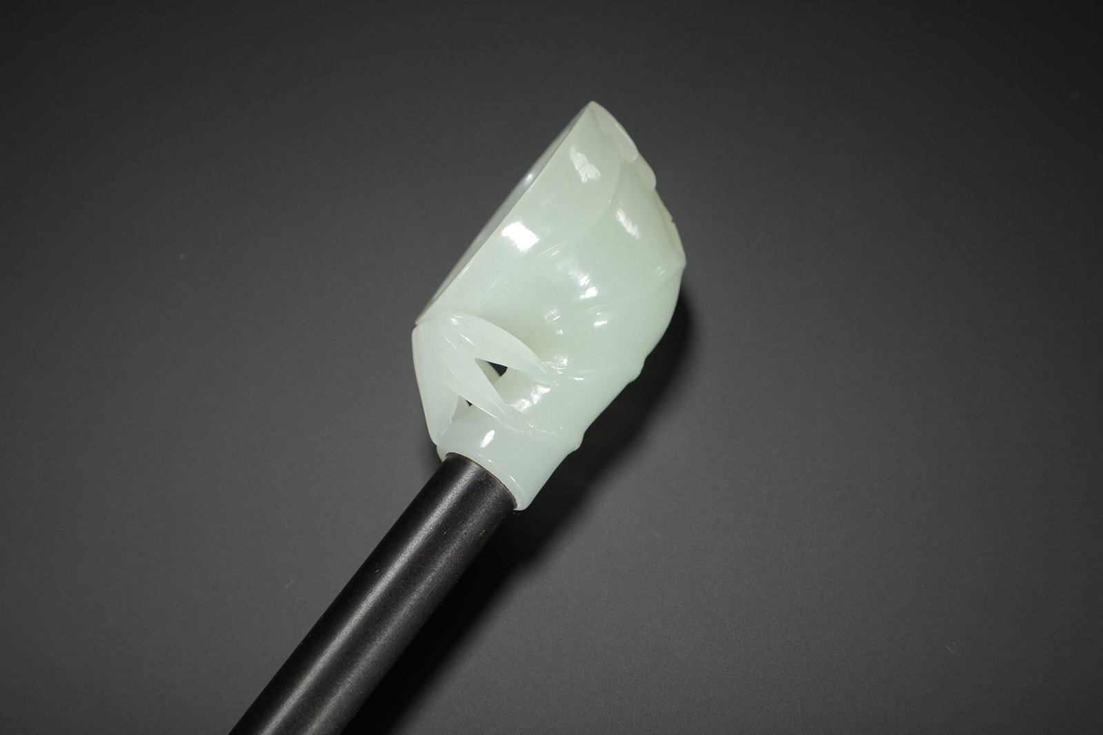 Carved Jade Pipe - 5