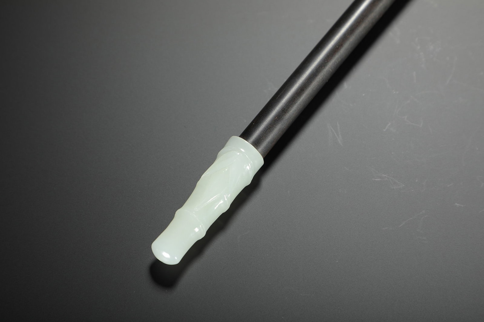 Carved Jade Pipe - 6