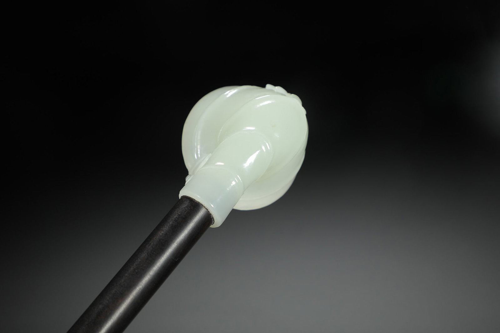 Carved Jade Pipe - 7